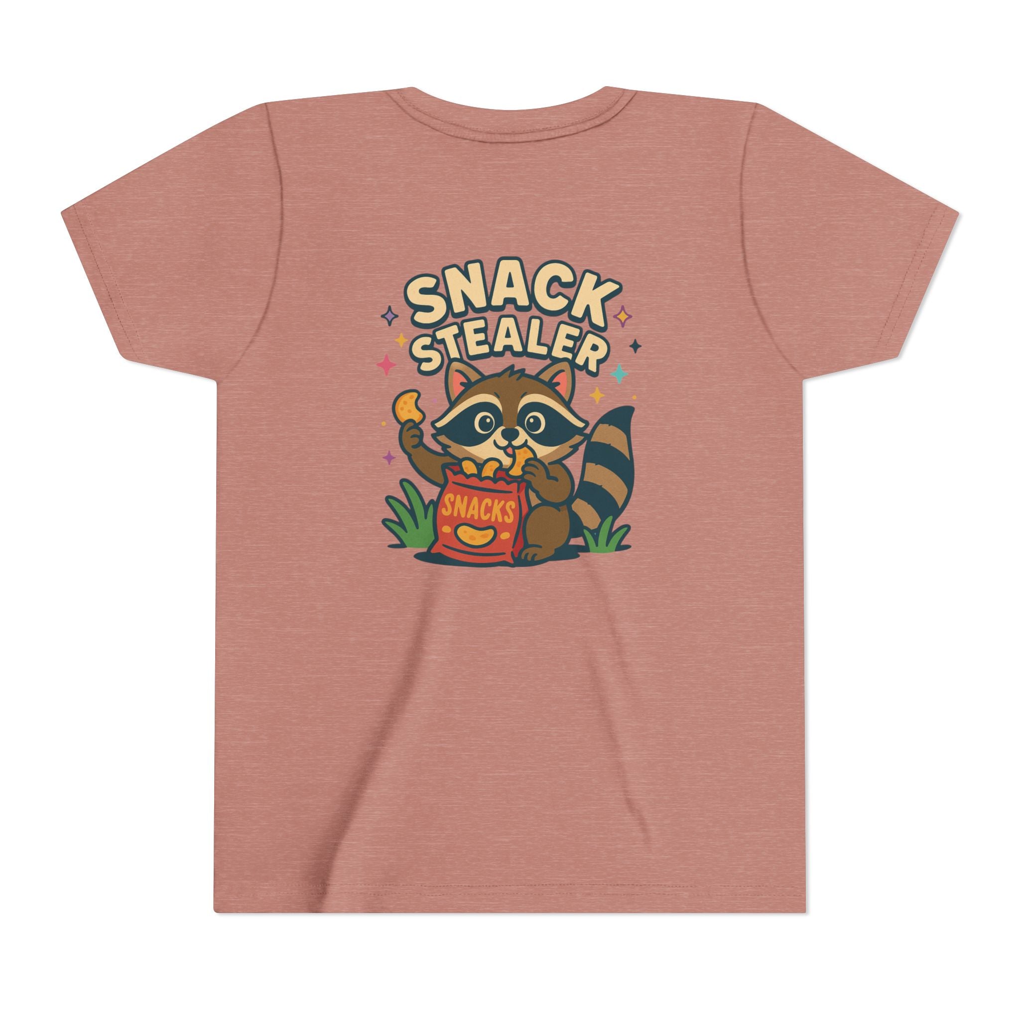 Raccoon Youth Tee featuring 'Snack Stealer' Raccoon Design