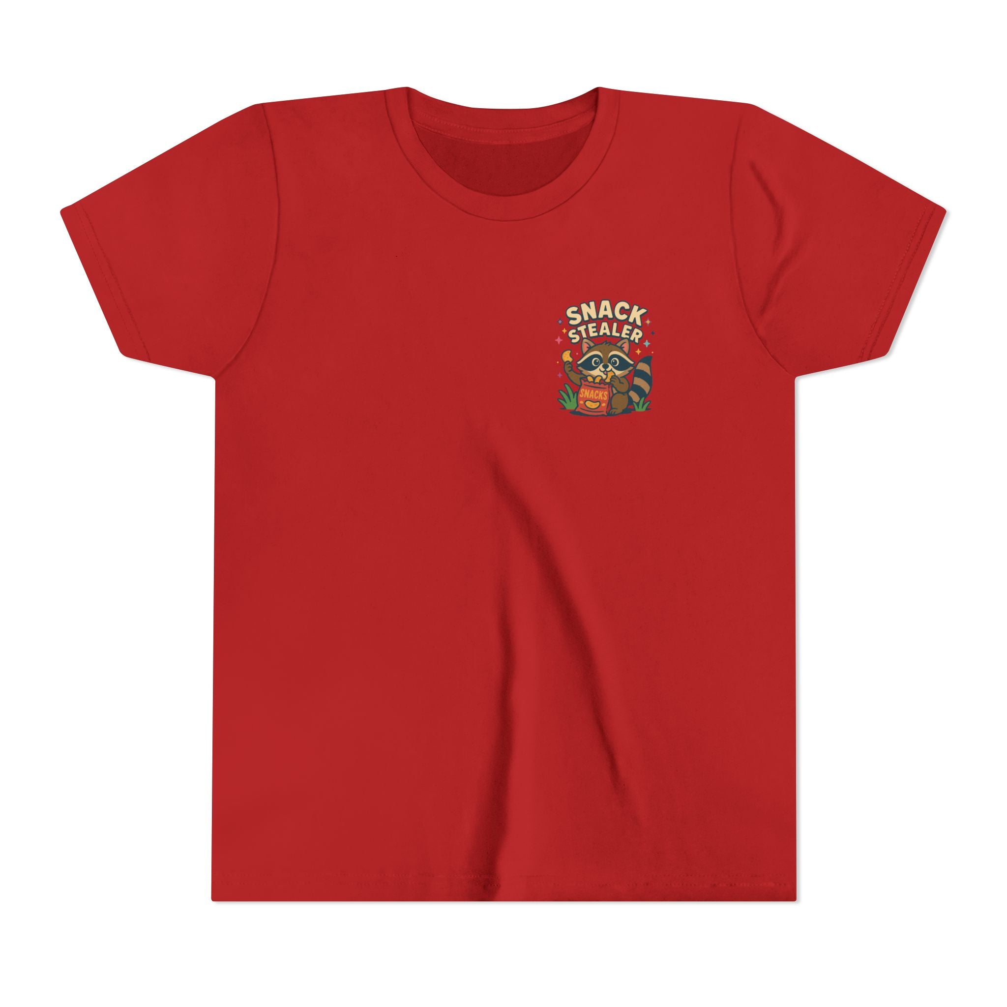 Raccoon Youth Tee featuring 'Snack Stealer' Raccoon Design