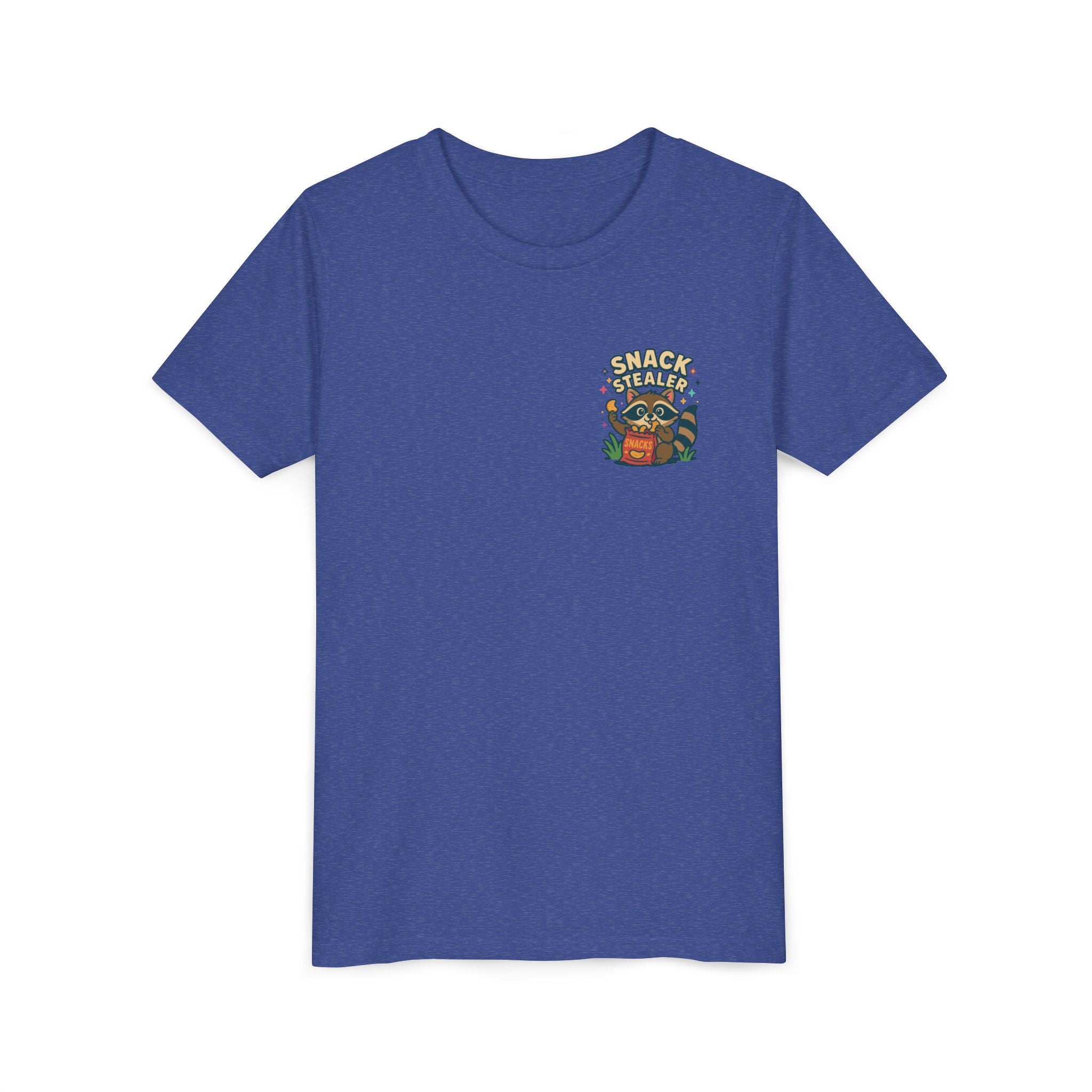 Raccoon Youth Tee featuring 'Snack Stealer' Raccoon Design