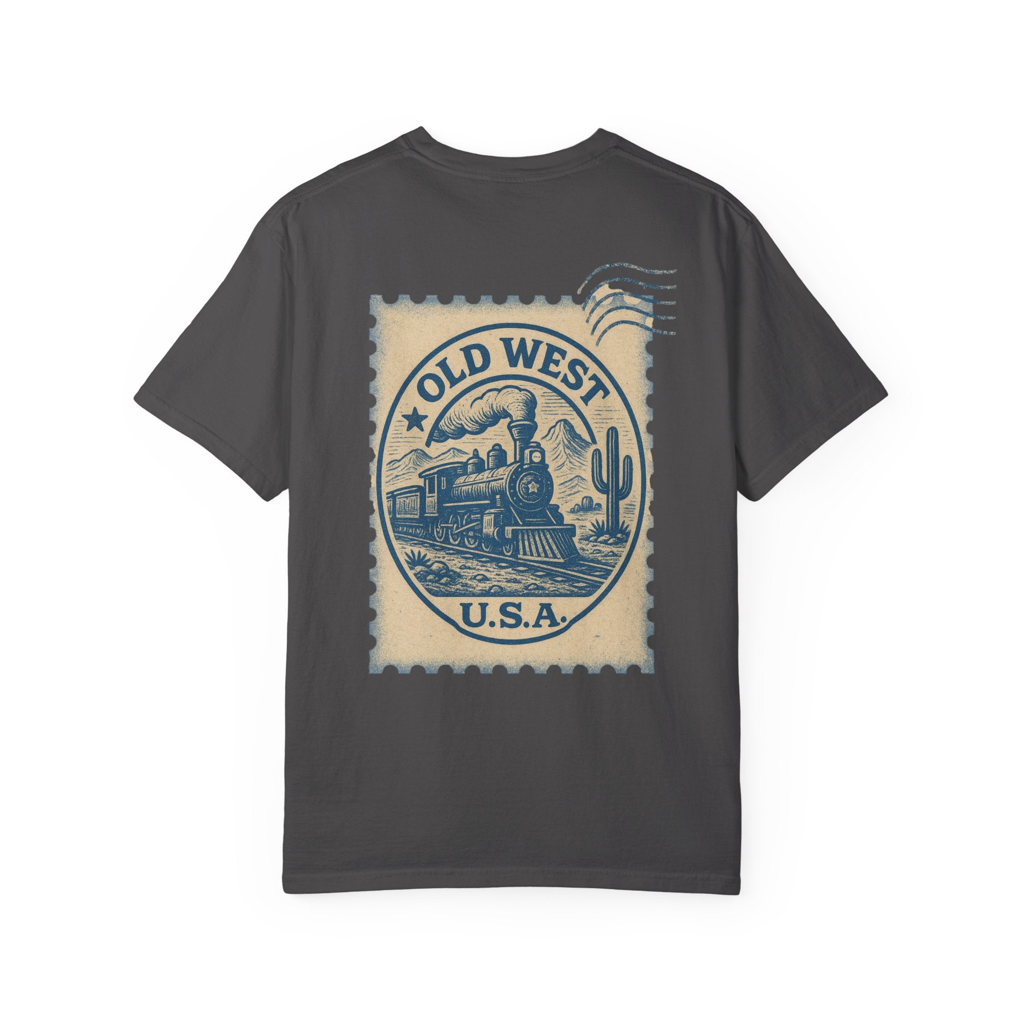 Vintage Old West Graphic Tee, Unisex Retro T-Shirt, Train Lover Gift, Western Style Shirt, Travel Themed Apparel, Adventure Wear