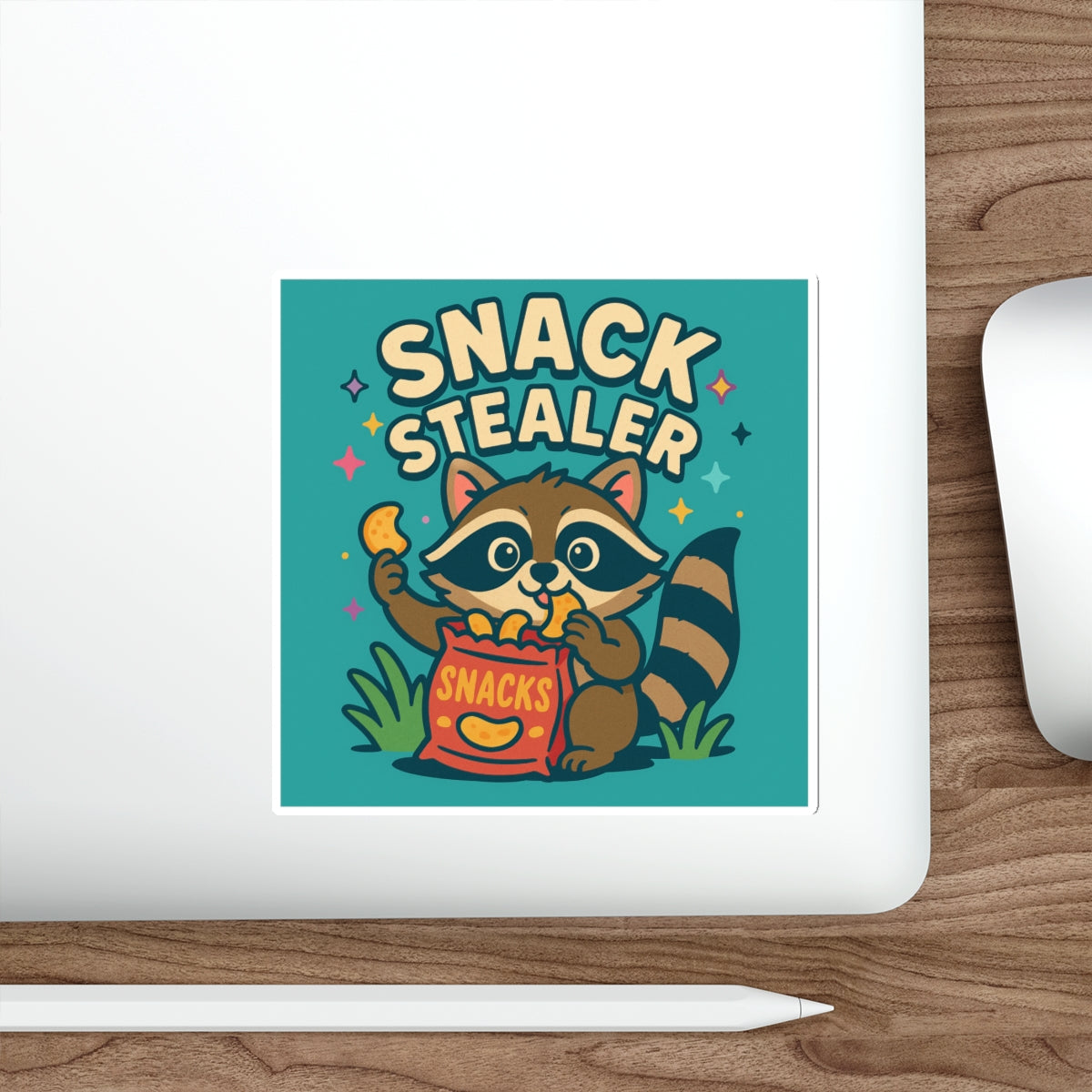Racoon Sticker for Laptops, Water Bottles, Journals, Kids Gifts...