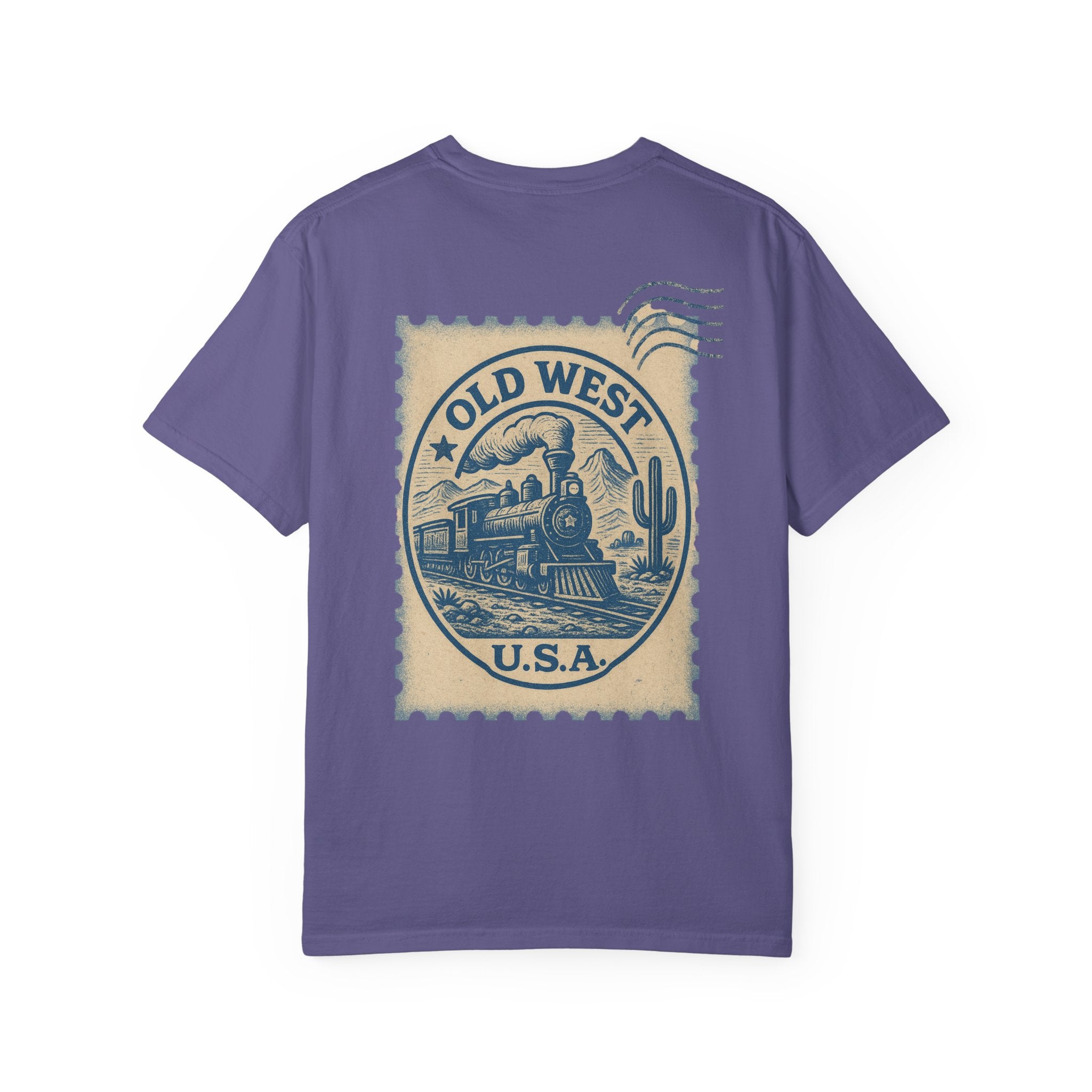 Vintage Old West Graphic Tee, Unisex Retro T-Shirt, Train Lover Gift, Western Style Shirt, Travel Themed Apparel, Adventure Wear