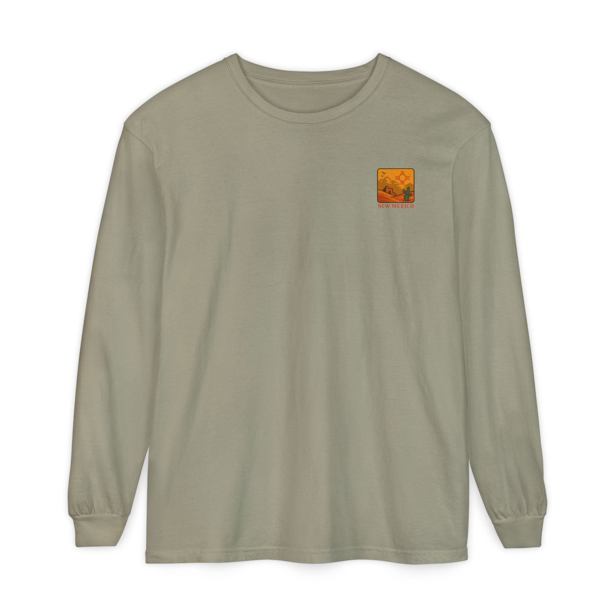 New Mexico Graphic Long Sleeve T-Shirt | Desert Vibes Tee, Unisex Apparel, Travel Souvenir, Gift for Nature Lovers, Southwest Style