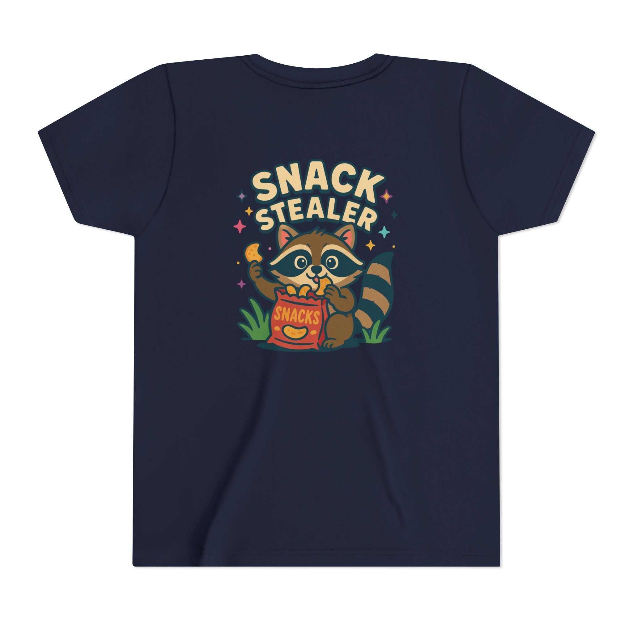 Raccoon Youth Tee featuring 'Snack Stealer' Raccoon Design