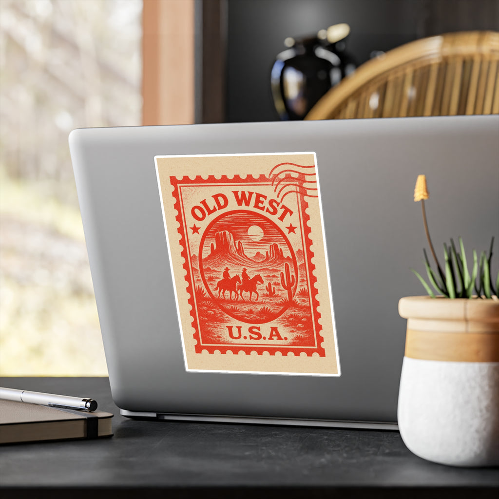 Old West USA Kiss-Cut Vinyl Decals | Retro Decor, Western Vibe, Cowboy Gifts, Scrapbooking, Planner Stickers