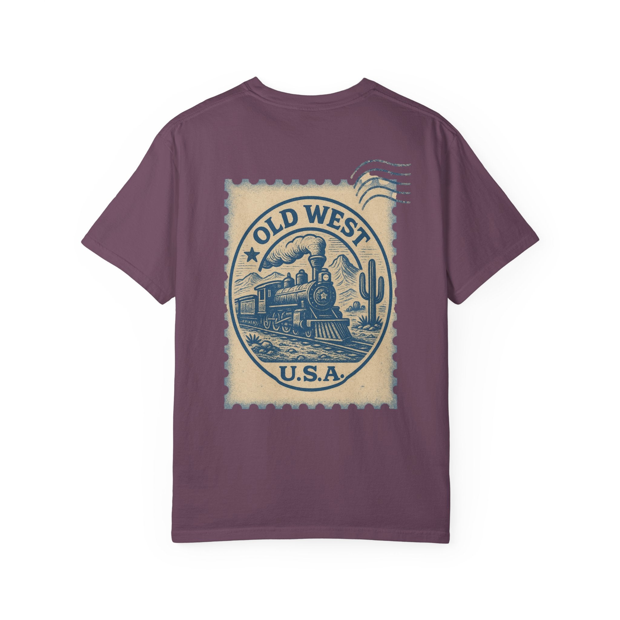 Vintage Old West Graphic Tee, Unisex Retro T-Shirt, Train Lover Gift, Western Style Shirt, Travel Themed Apparel, Adventure Wear