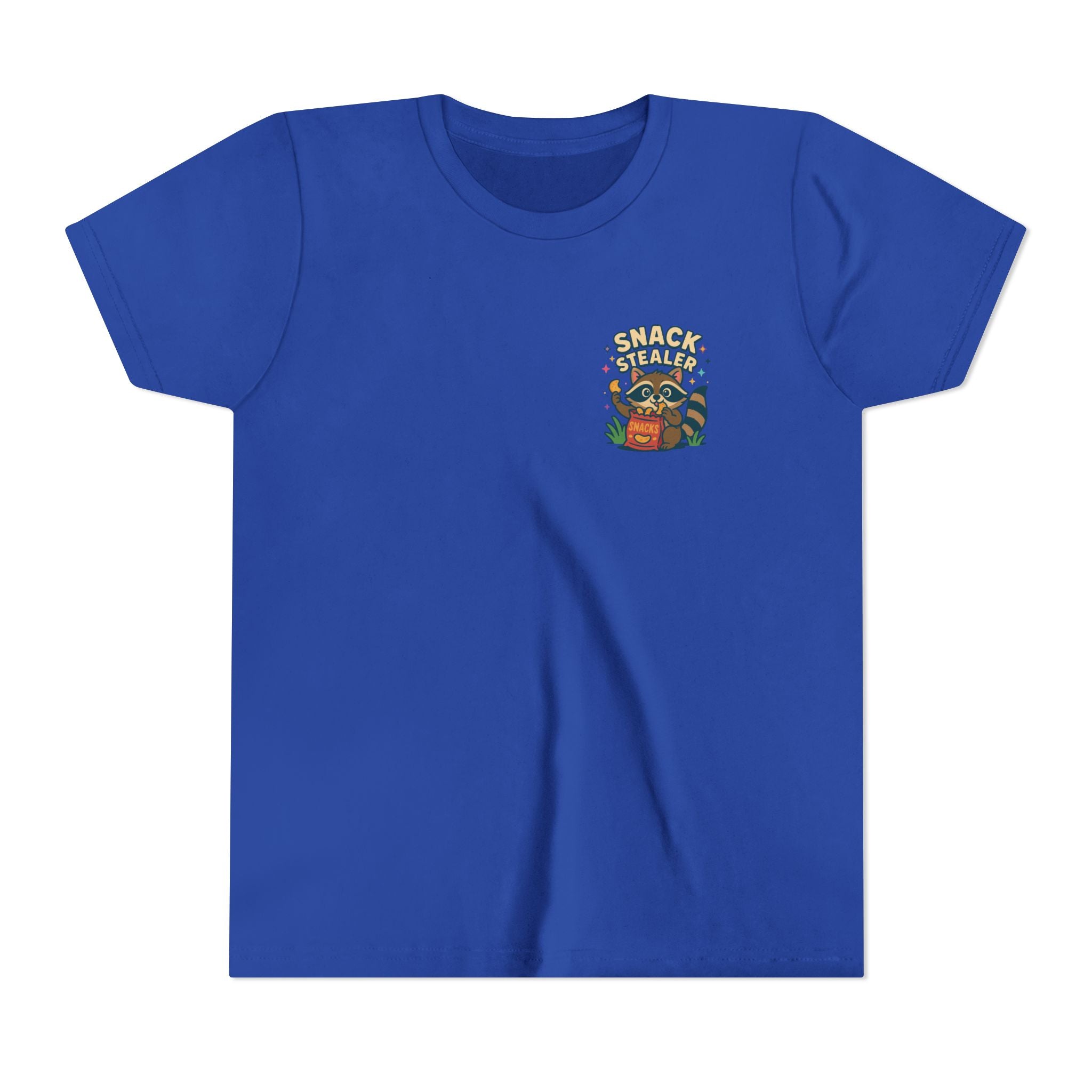 Raccoon Youth Tee featuring 'Snack Stealer' Raccoon Design
