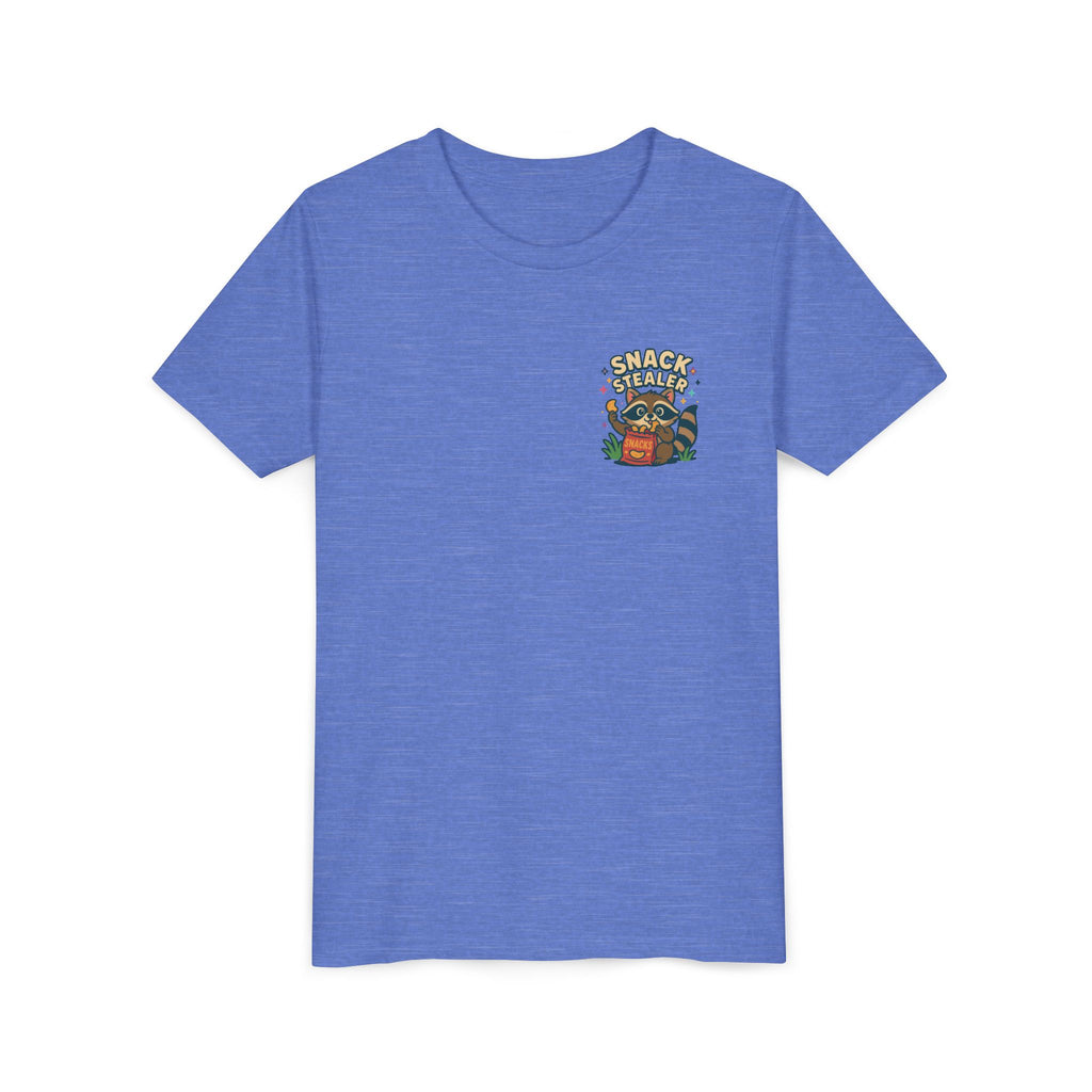 Raccoon Youth Tee featuring 'Snack Stealer' Raccoon Design