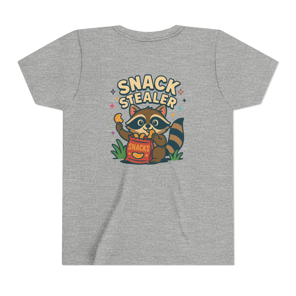 Raccoon Youth Tee featuring 'Snack Stealer' Raccoon Design