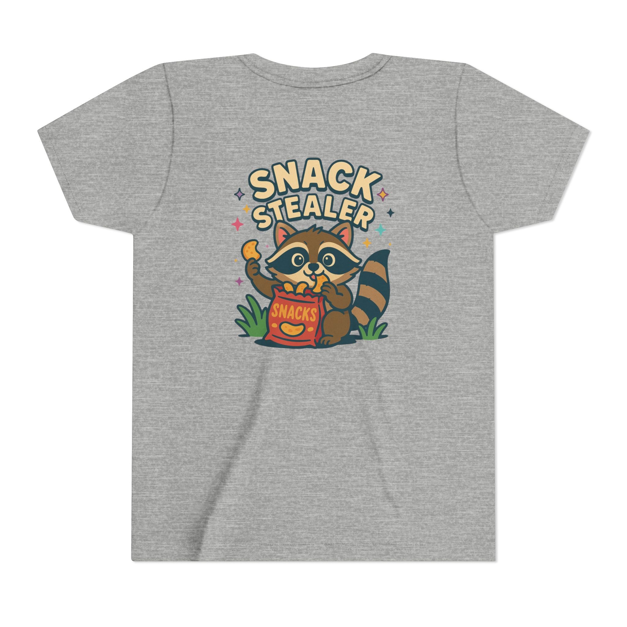 Raccoon Youth Tee featuring 'Snack Stealer' Raccoon Design