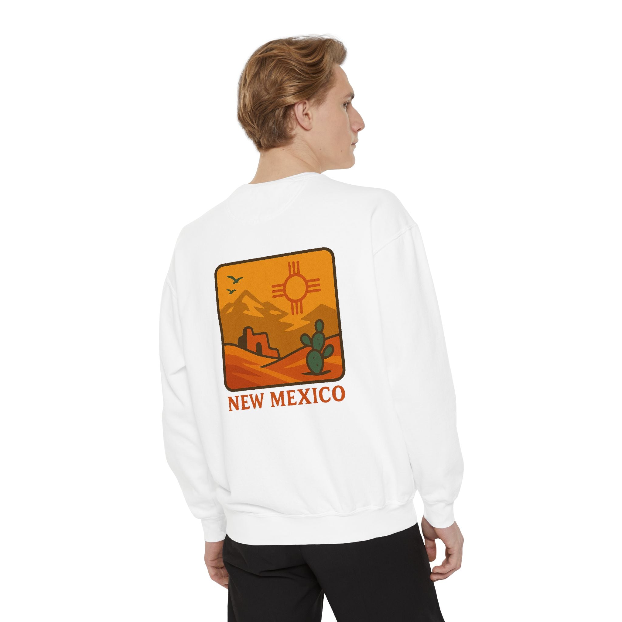 Desert Dreamers Unisex Sweatshirt - New Mexico Vibes, Travel Gift, Cozy Apparel, Cactus Chic, Retro Southwest Style