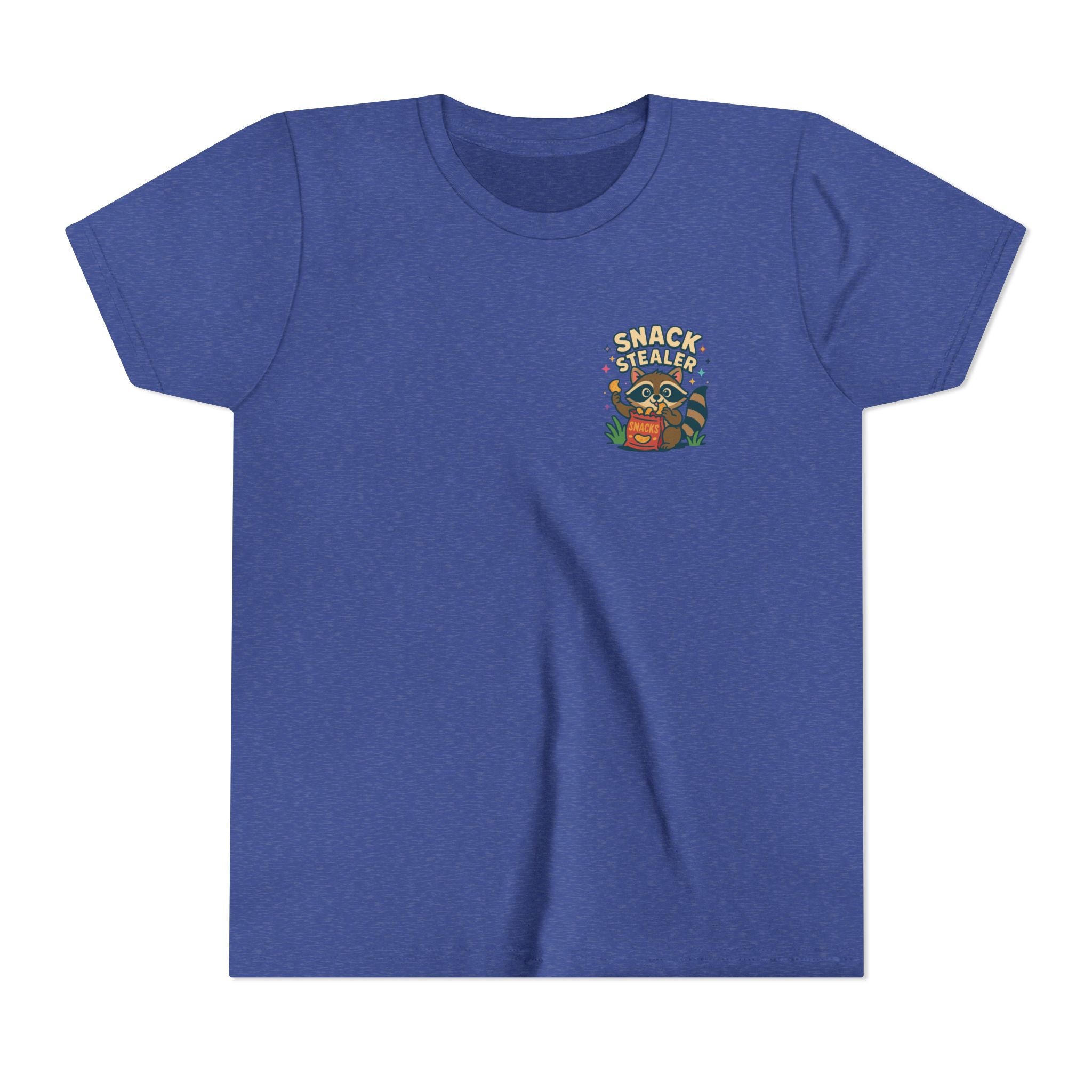Raccoon Youth Tee featuring 'Snack Stealer' Raccoon Design