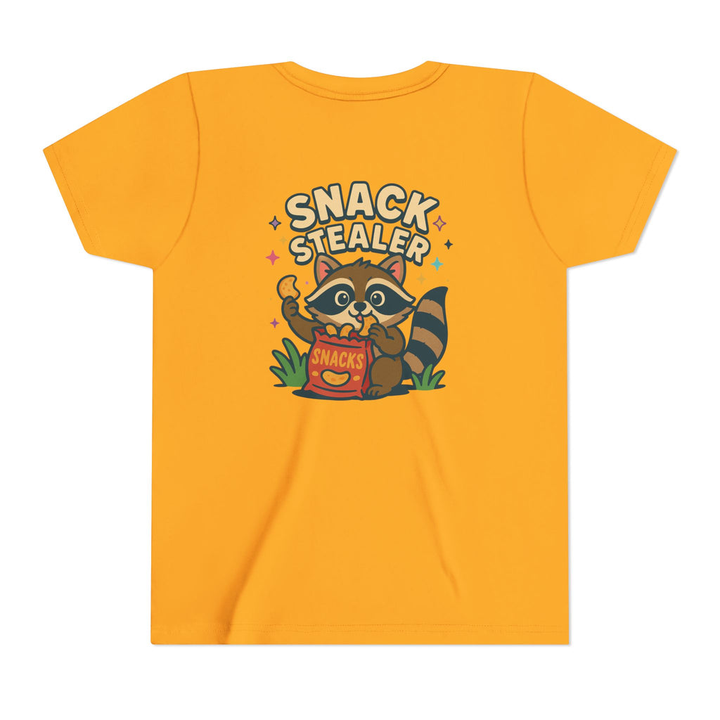 Raccoon Youth Tee featuring 'Snack Stealer' Raccoon Design