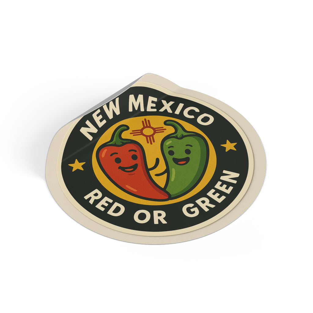 New Mexico Red Chili sticker, New Mexico, Green Chile