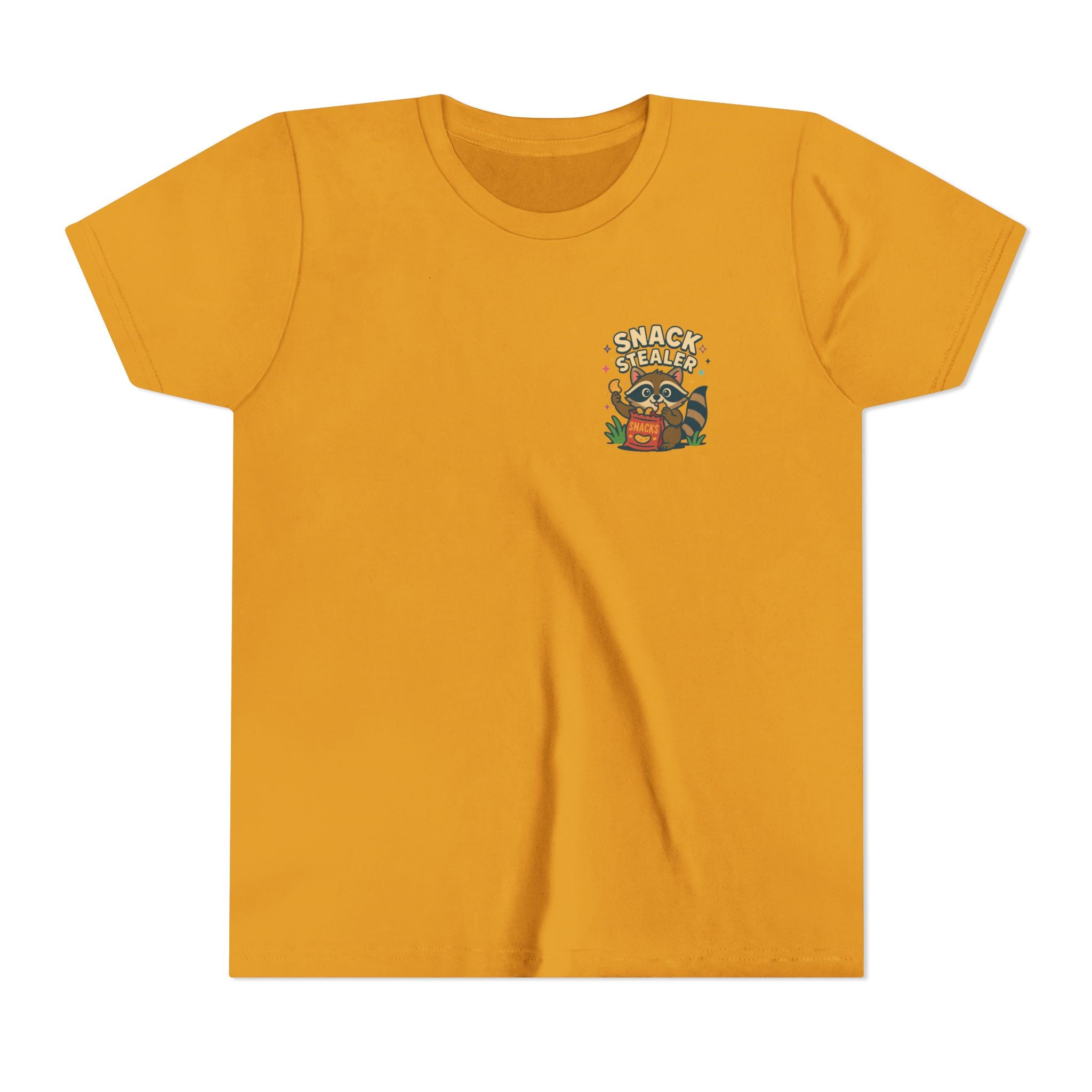 Raccoon Youth Tee featuring 'Snack Stealer' Raccoon Design