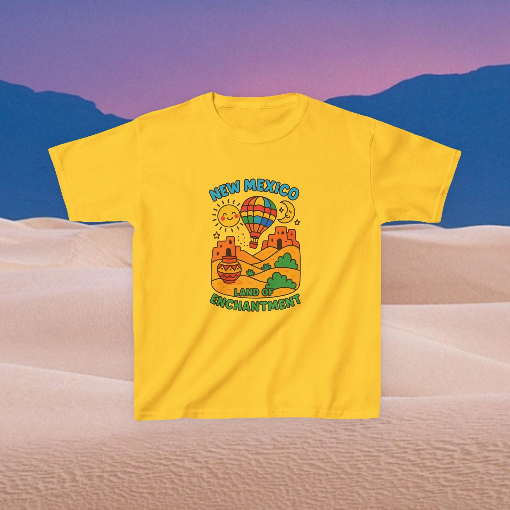 New Mexico Kids Tee, Fun Kids T-Shirt, Adventure Shirt for Children