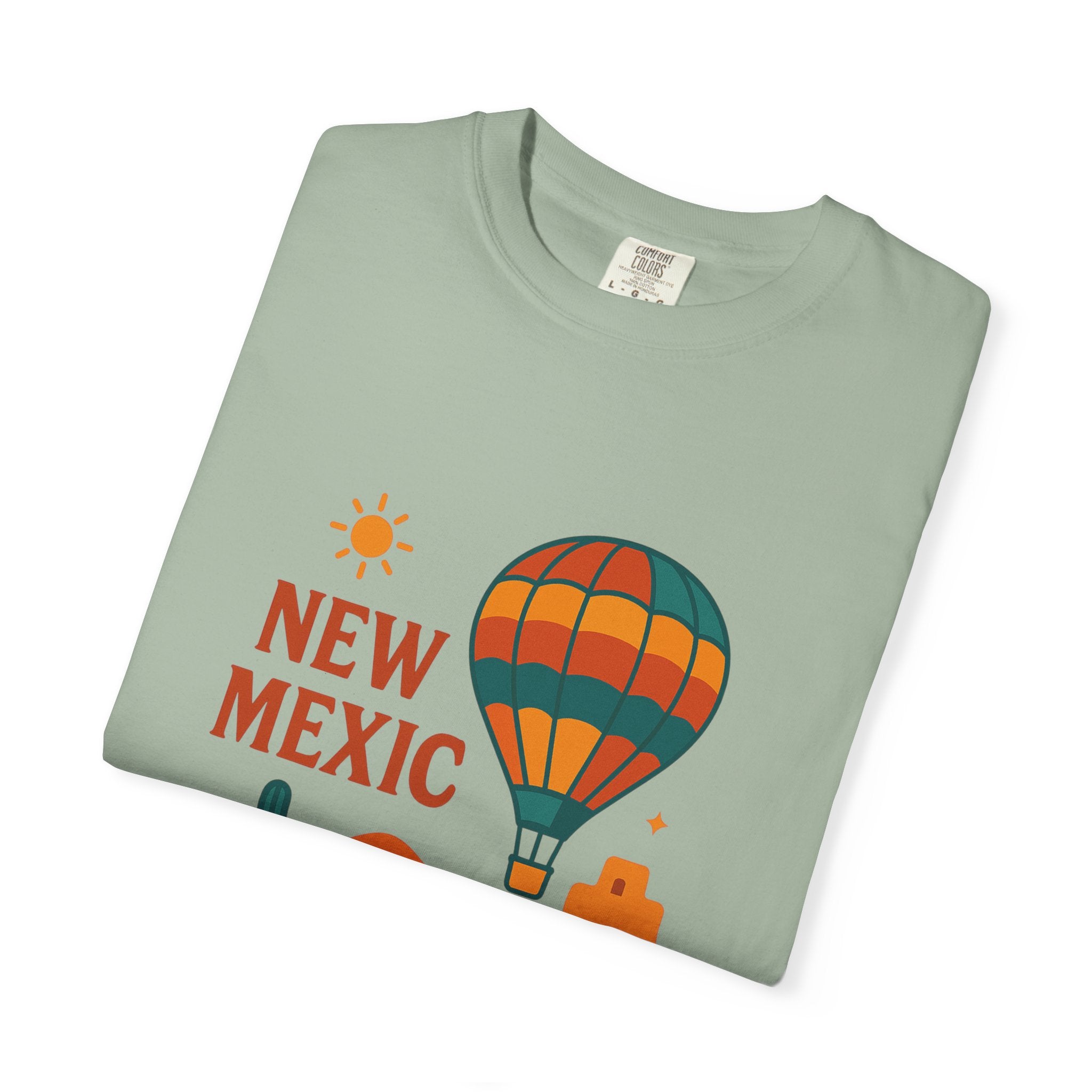 New Mexico Hot Air Balloon T-Shirt, Casual Tee, Travel Apparel, Gift for Adventurers, Summer Outfit, Vacation Shirt