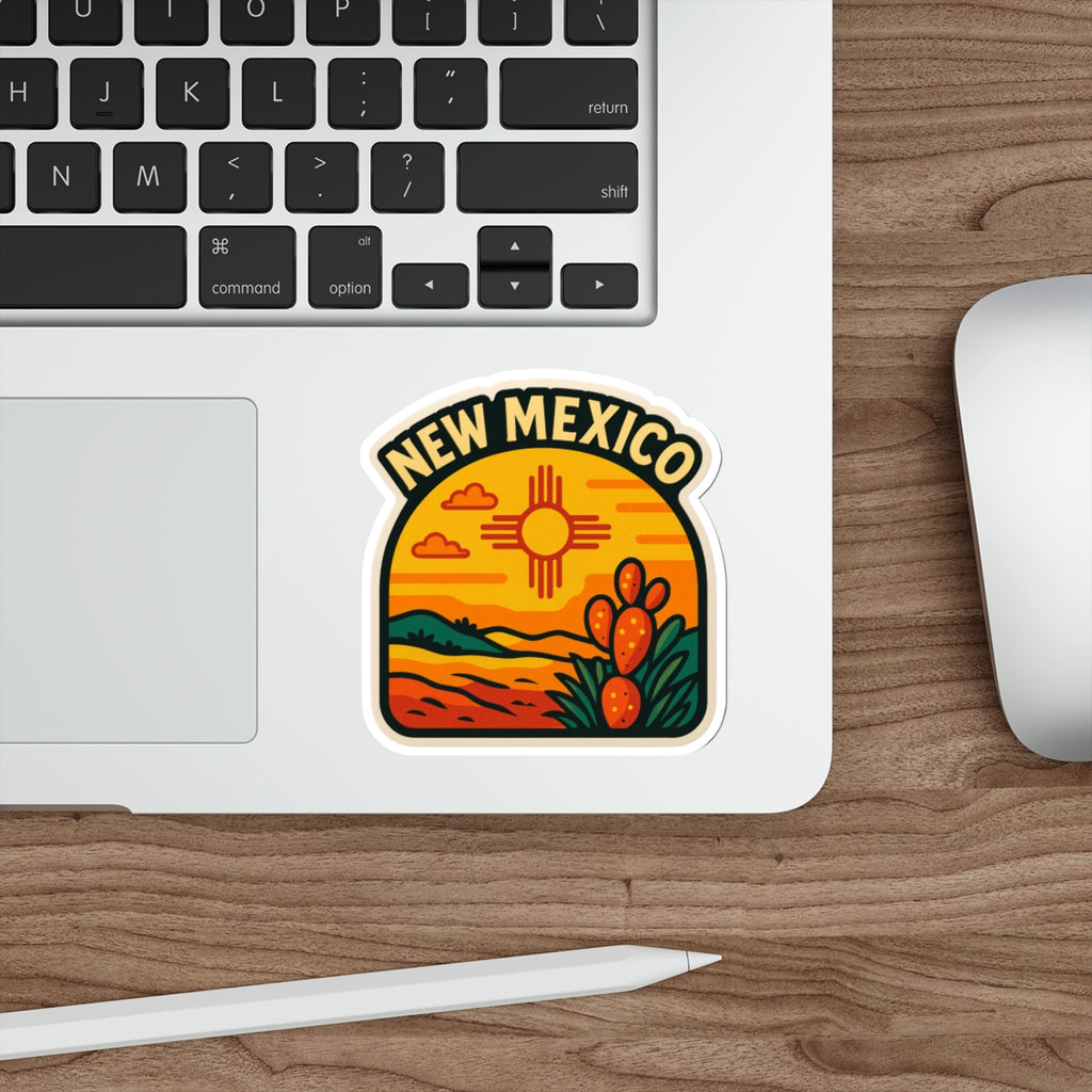 Vibrant New Mexico Die-Cut Stickers, New Mexico Sticker
