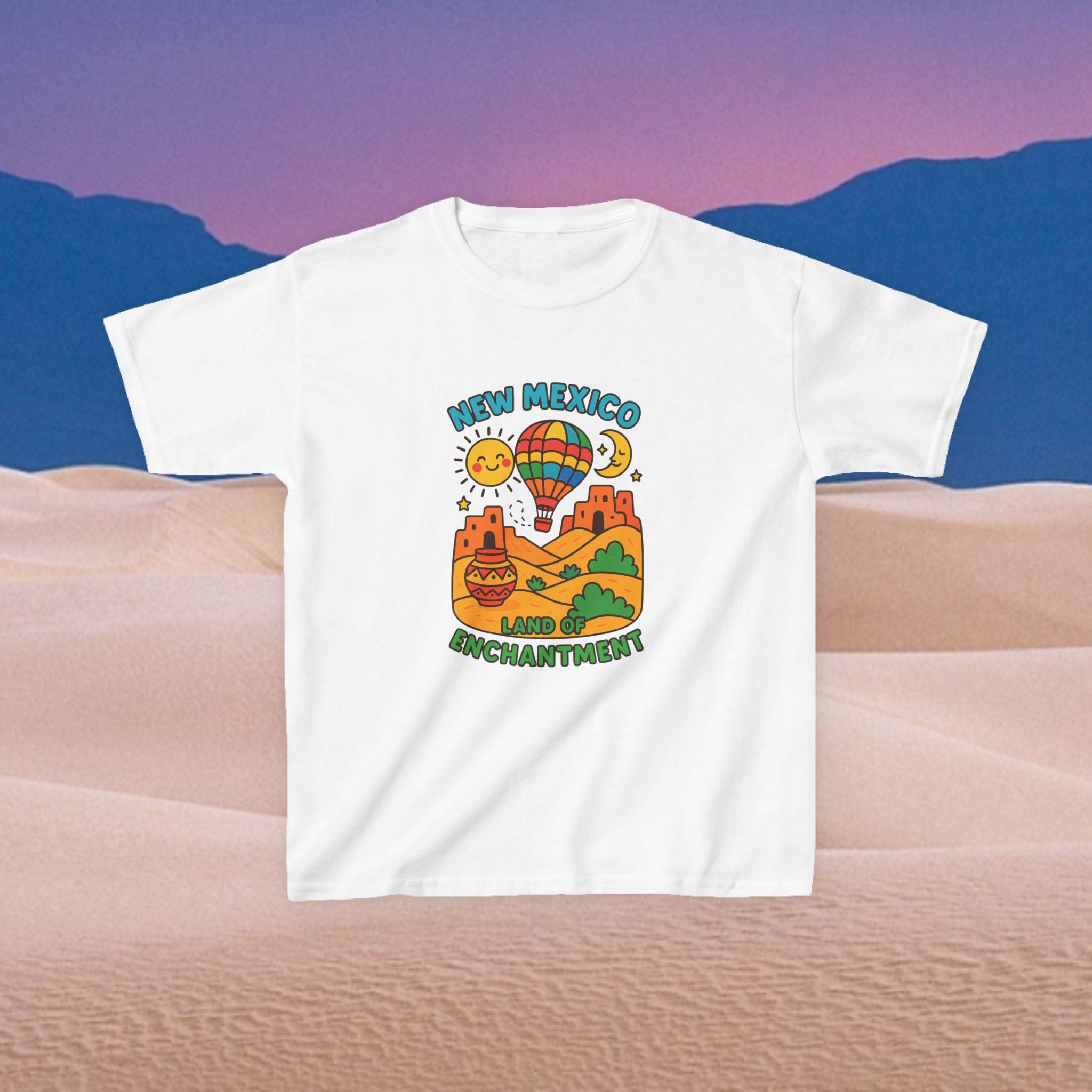 New Mexico Kids Tee, Fun Kids T-Shirt, Adventure Shirt for Children
