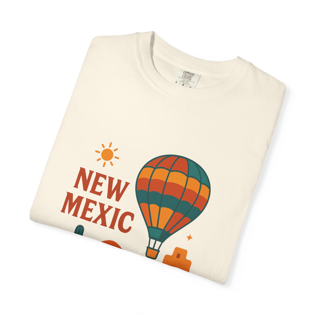 New Mexico Hot Air Balloon T-Shirt, Casual Tee, Travel Apparel, Gift for Adventurers, Summer Outfit, Vacation Shirt