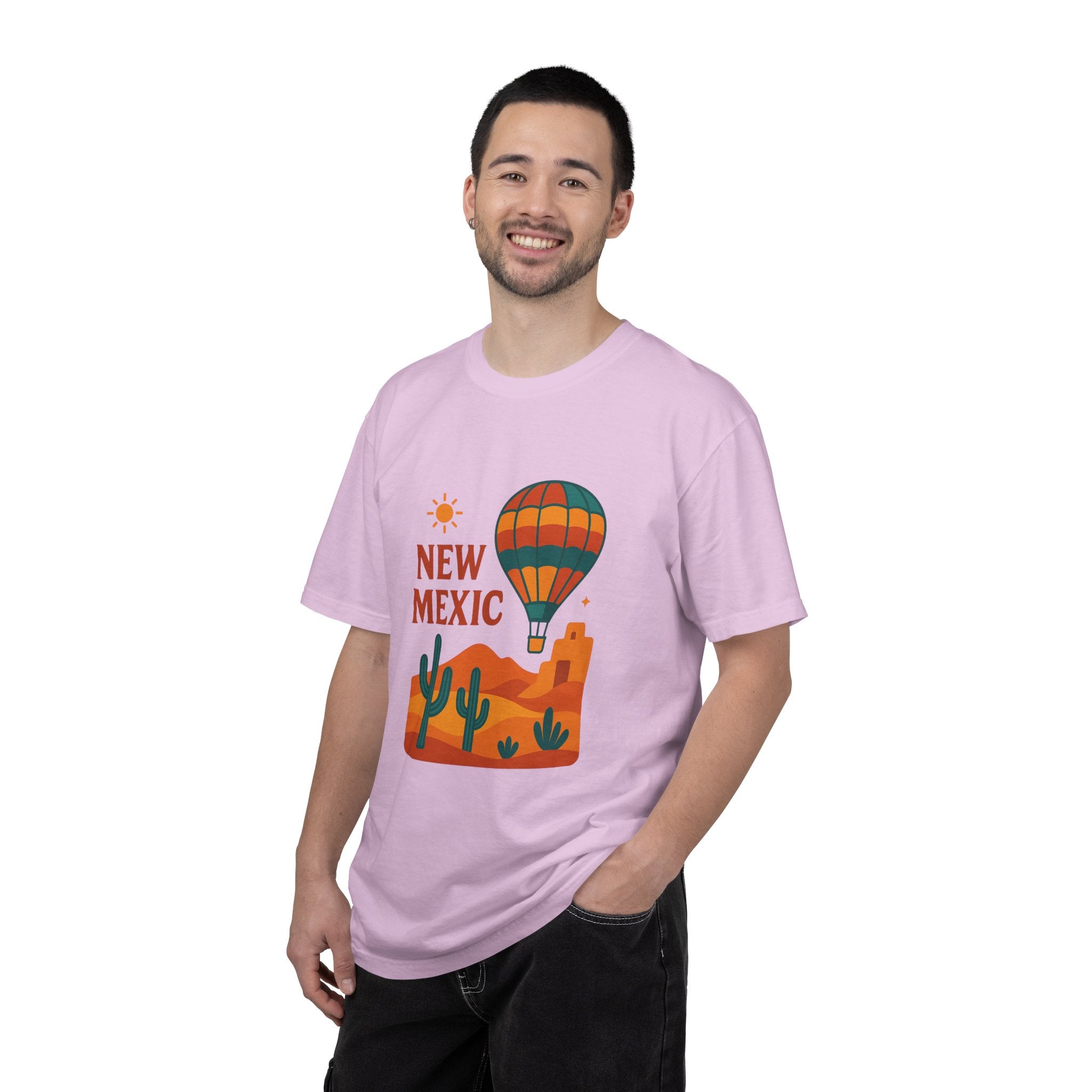 New Mexico Hot Air Balloon T-Shirt, Casual Tee, Travel Apparel, Gift for Adventurers, Summer Outfit, Vacation Shirt