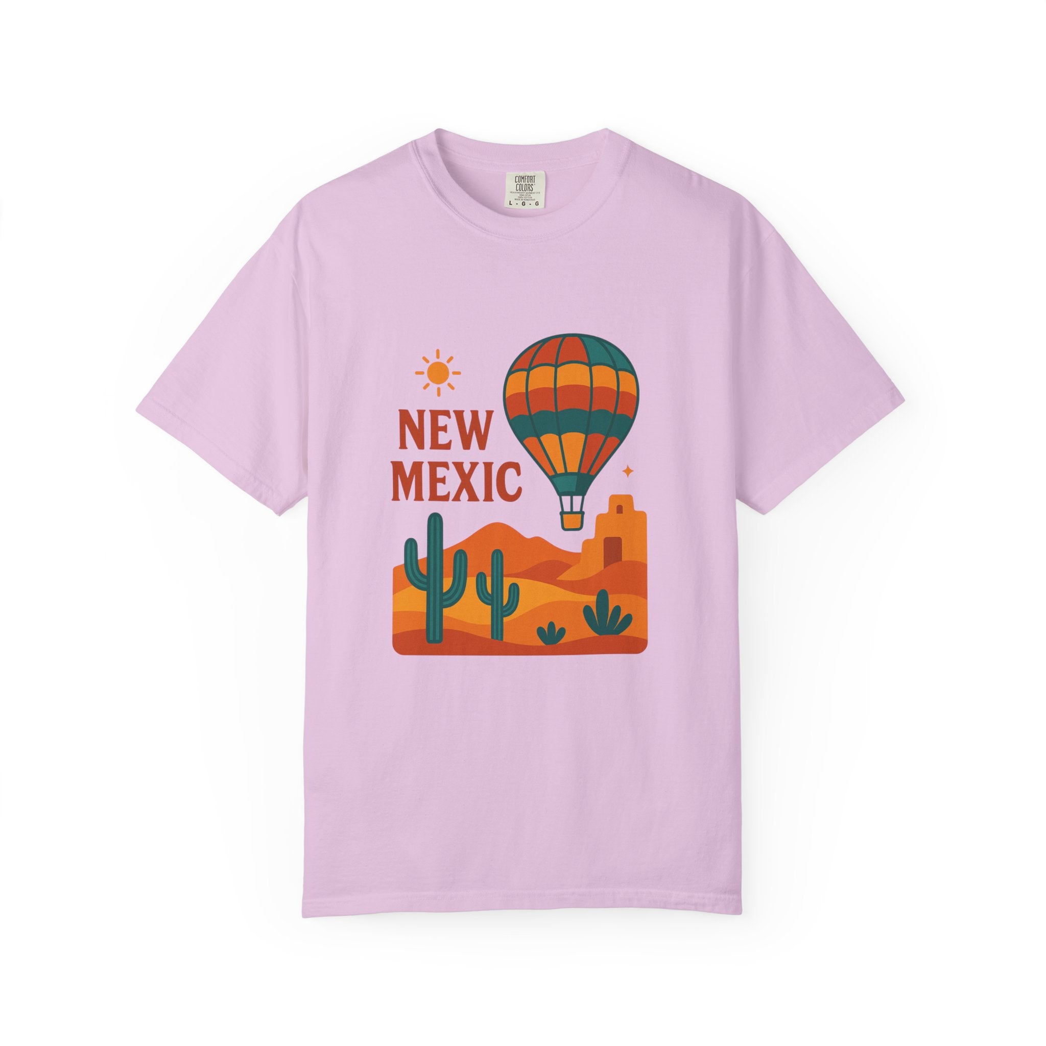 New Mexico Hot Air Balloon T-Shirt, Casual Tee, Travel Apparel, Gift for Adventurers, Summer Outfit, Vacation Shirt