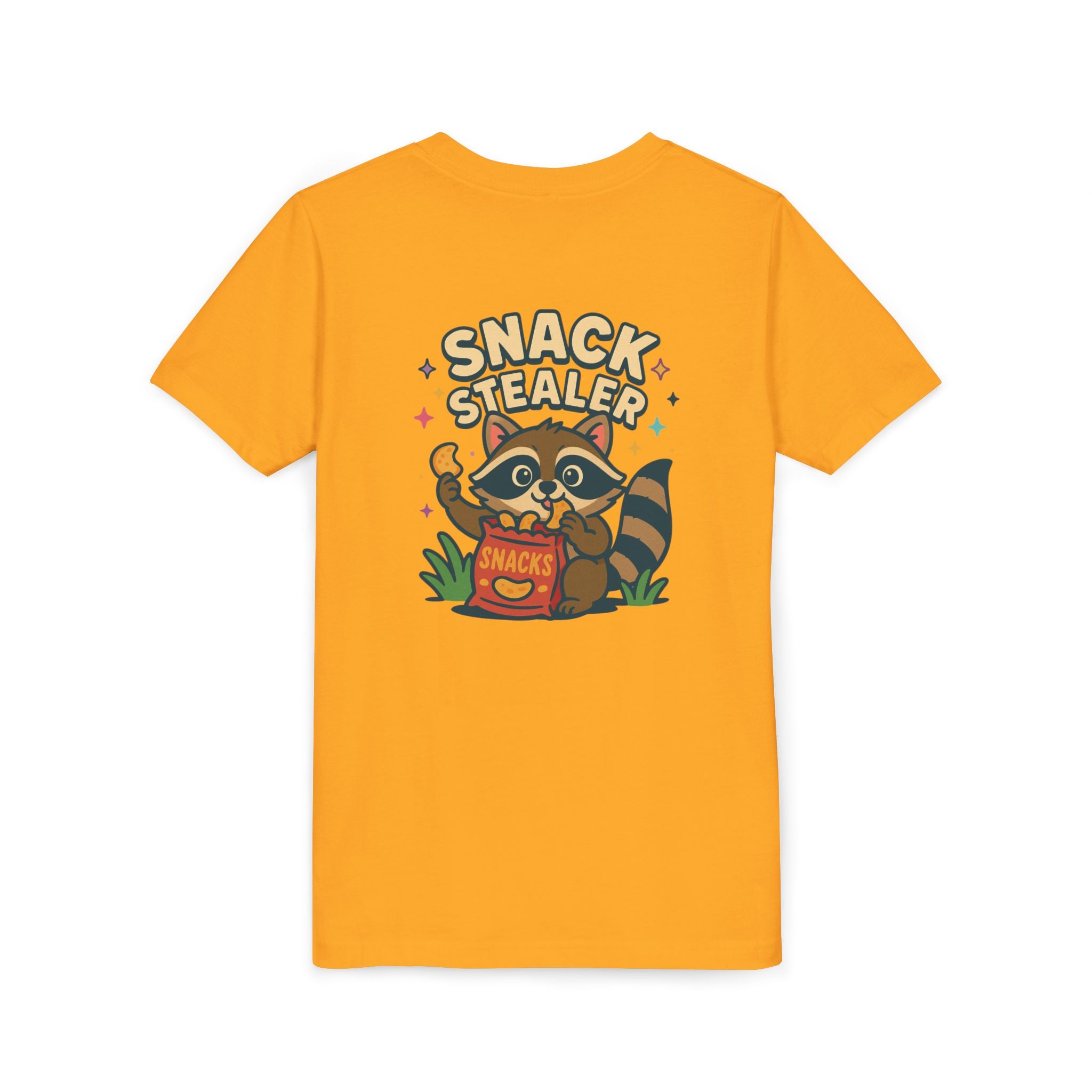Raccoon Youth Tee featuring 'Snack Stealer' Raccoon Design