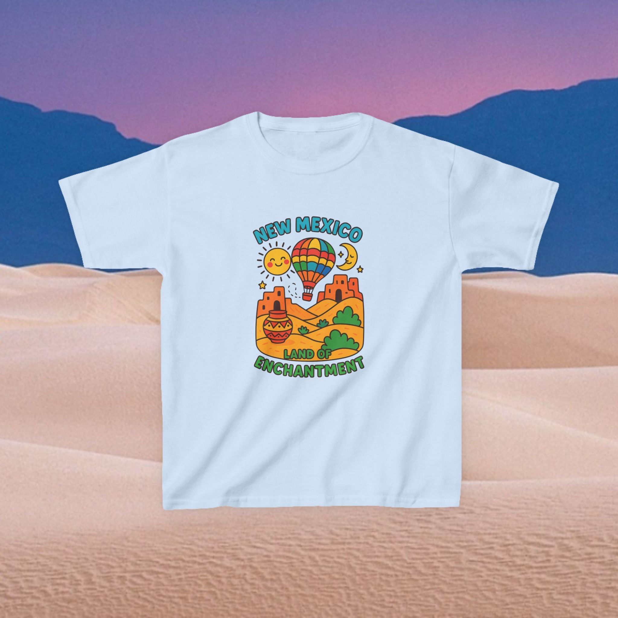 New Mexico Kids Tee, Fun Kids T-Shirt, Adventure Shirt for Children
