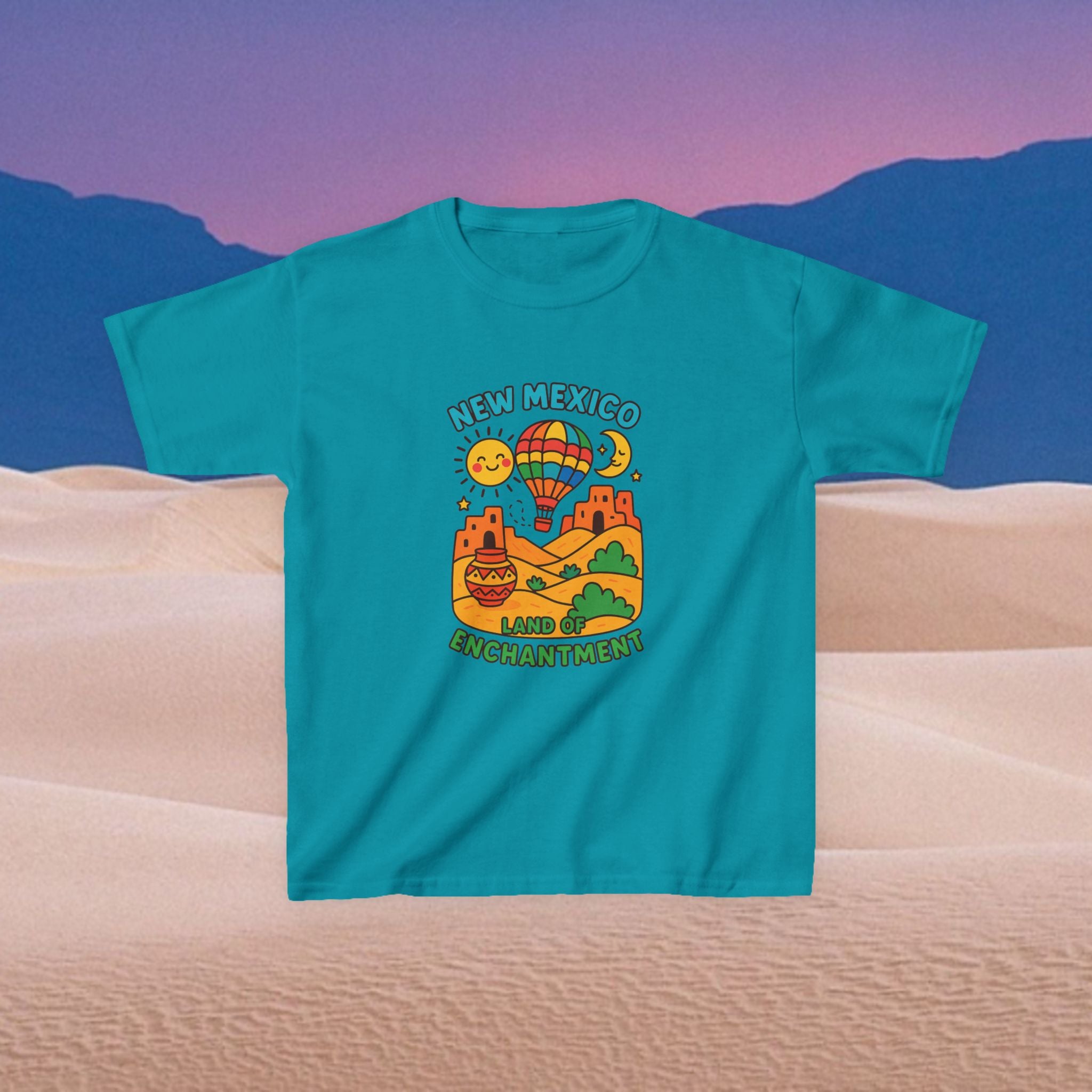 New Mexico Kids Tee, Fun Kids T-Shirt, Adventure Shirt for Children