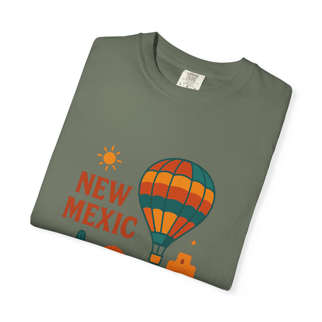 New Mexico Hot Air Balloon T-Shirt, Casual Tee, Travel Apparel, Gift for Adventurers, Summer Outfit, Vacation Shirt