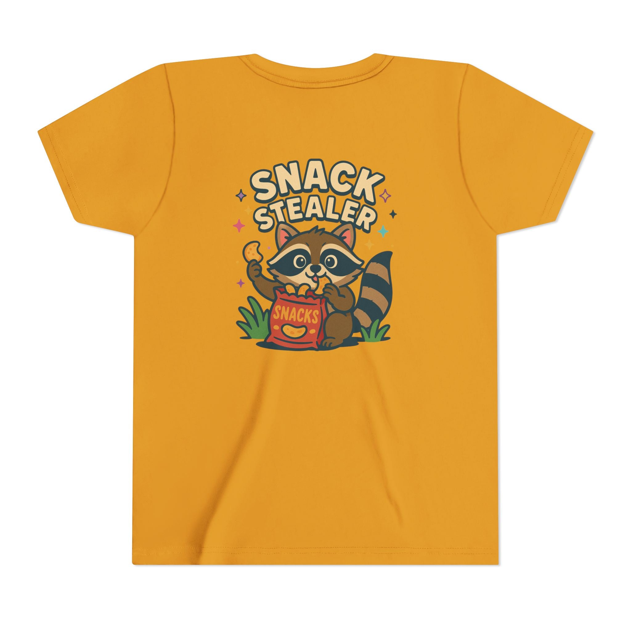 Raccoon Youth Tee featuring 'Snack Stealer' Raccoon Design