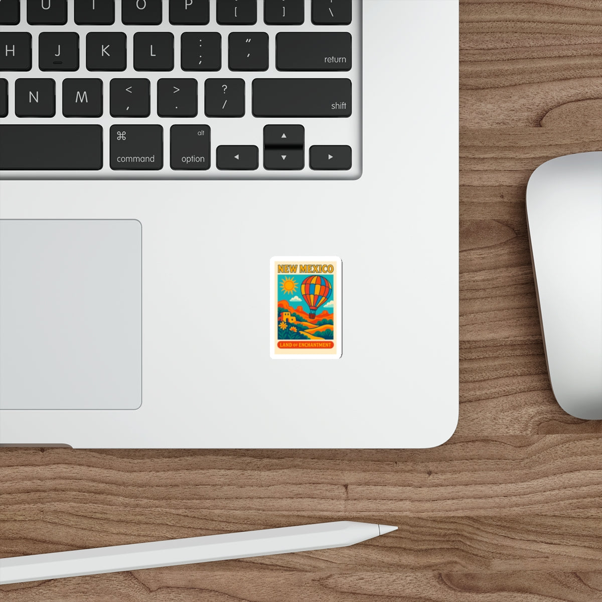 New Mexico Die-Cut Stickers - Land of Enchantment, Travel Decor, Laptop Stickers, Vintage Style, Gift for Travelers