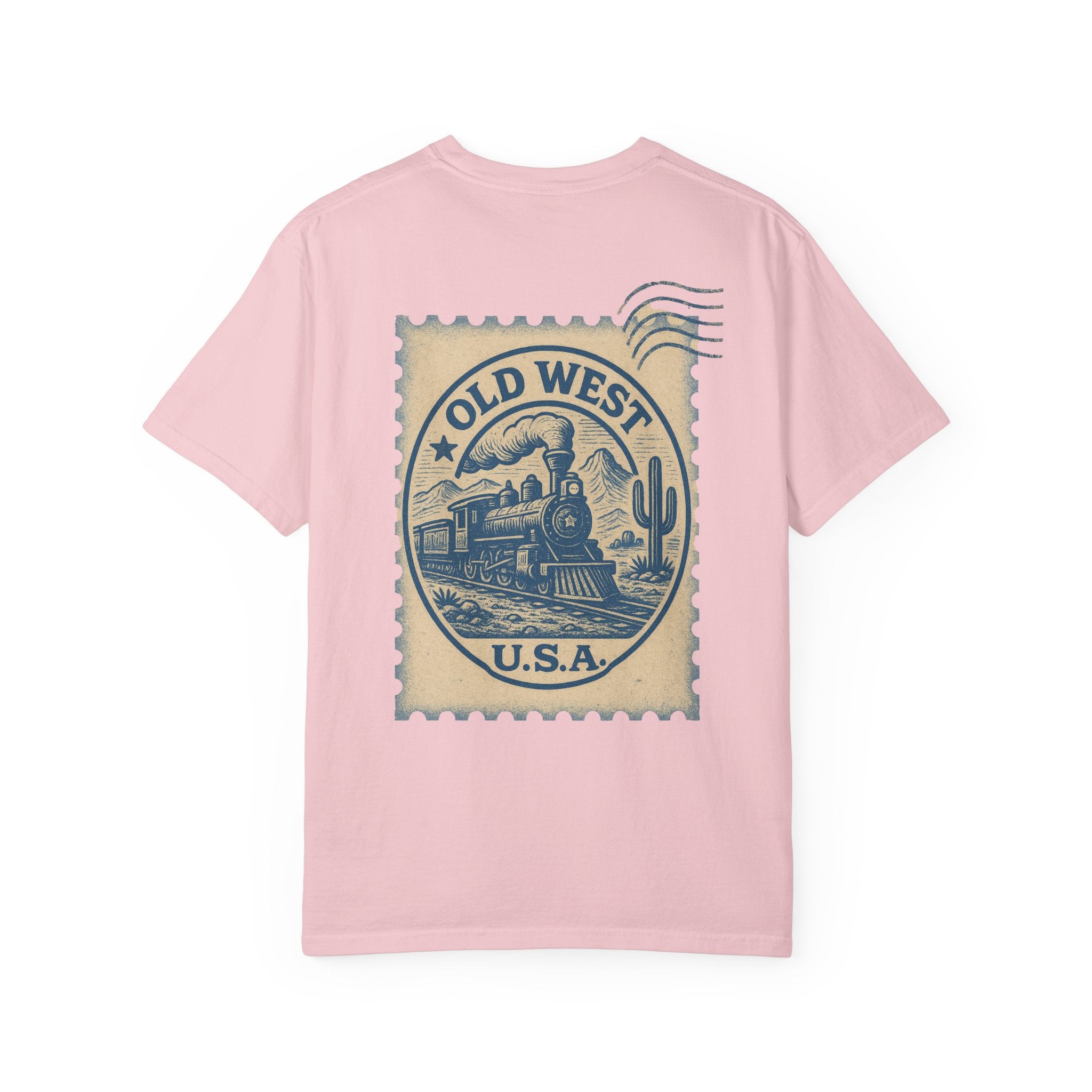 Vintage Old West Graphic Tee, Unisex Retro T-Shirt, Train Lover Gift, Western Style Shirt, Travel Themed Apparel, Adventure Wear