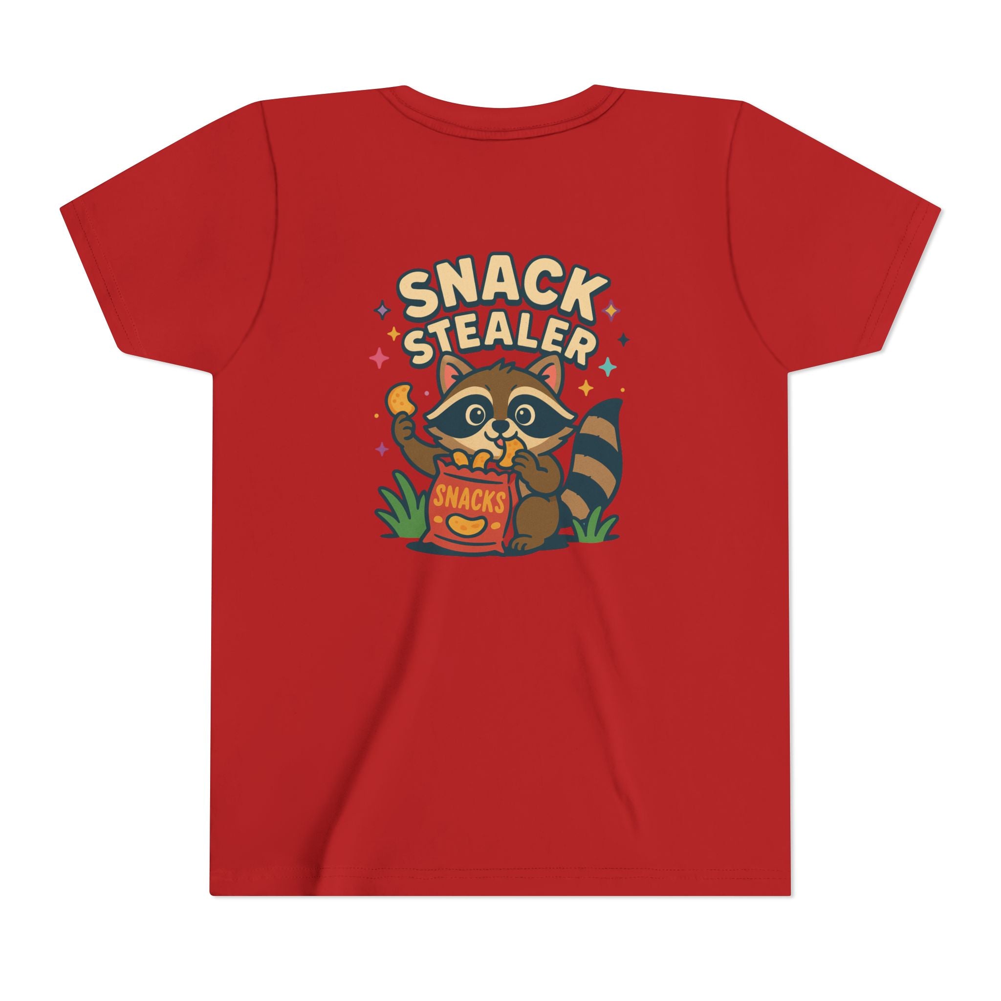 Raccoon Youth Tee featuring 'Snack Stealer' Raccoon Design