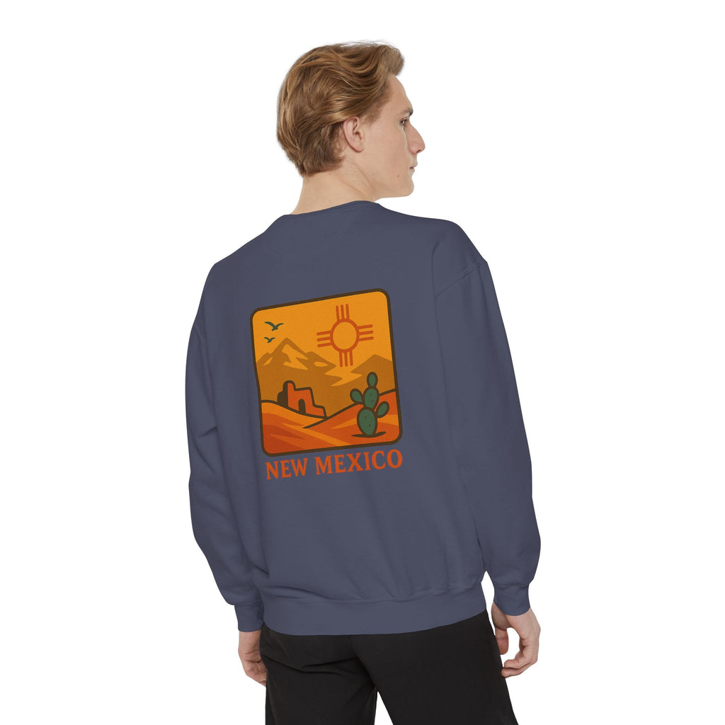 Desert Dreamers Unisex Sweatshirt - New Mexico Vibes, Travel Gift, Cozy Apparel, Cactus Chic, Retro Southwest Style