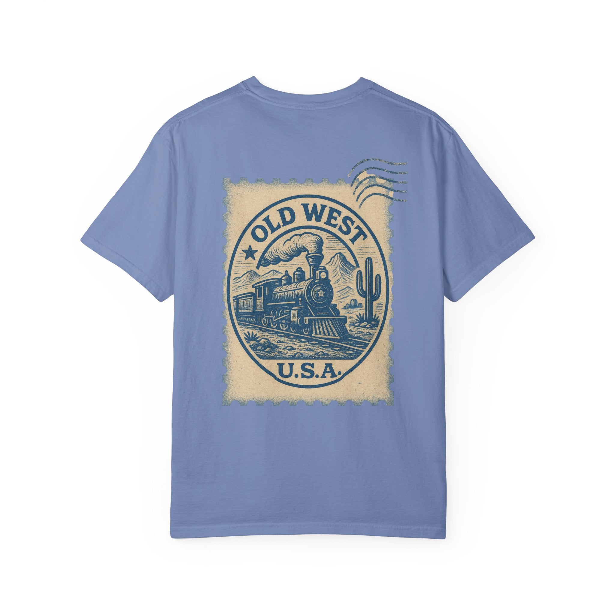 Vintage Old West Graphic Tee, Unisex Retro T-Shirt, Train Lover Gift, Western Style Shirt, Travel Themed Apparel, Adventure Wear