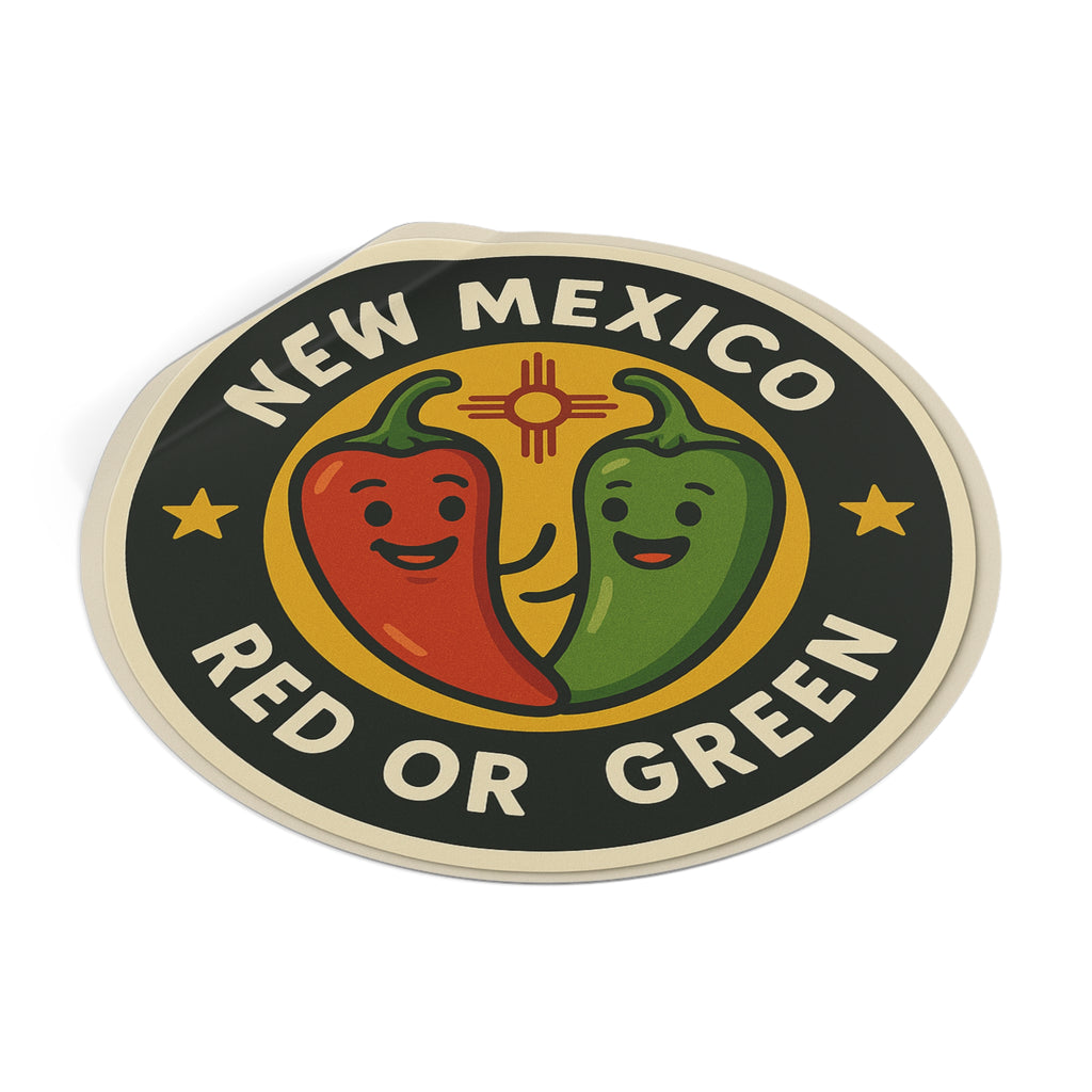 New Mexico Red Chili sticker, New Mexico, Green Chile
