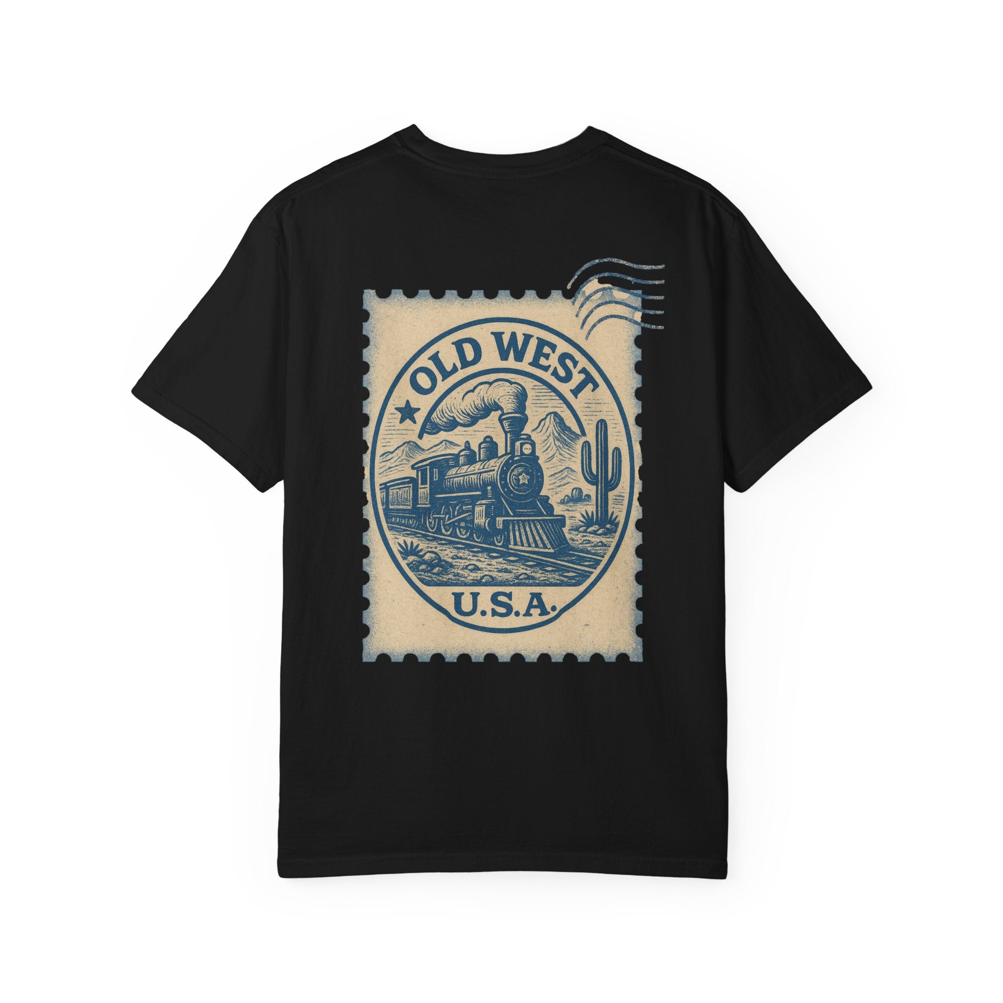 Vintage Old West Graphic Tee, Unisex Retro T-Shirt, Train Lover Gift, Western Style Shirt, Travel Themed Apparel, Adventure Wear