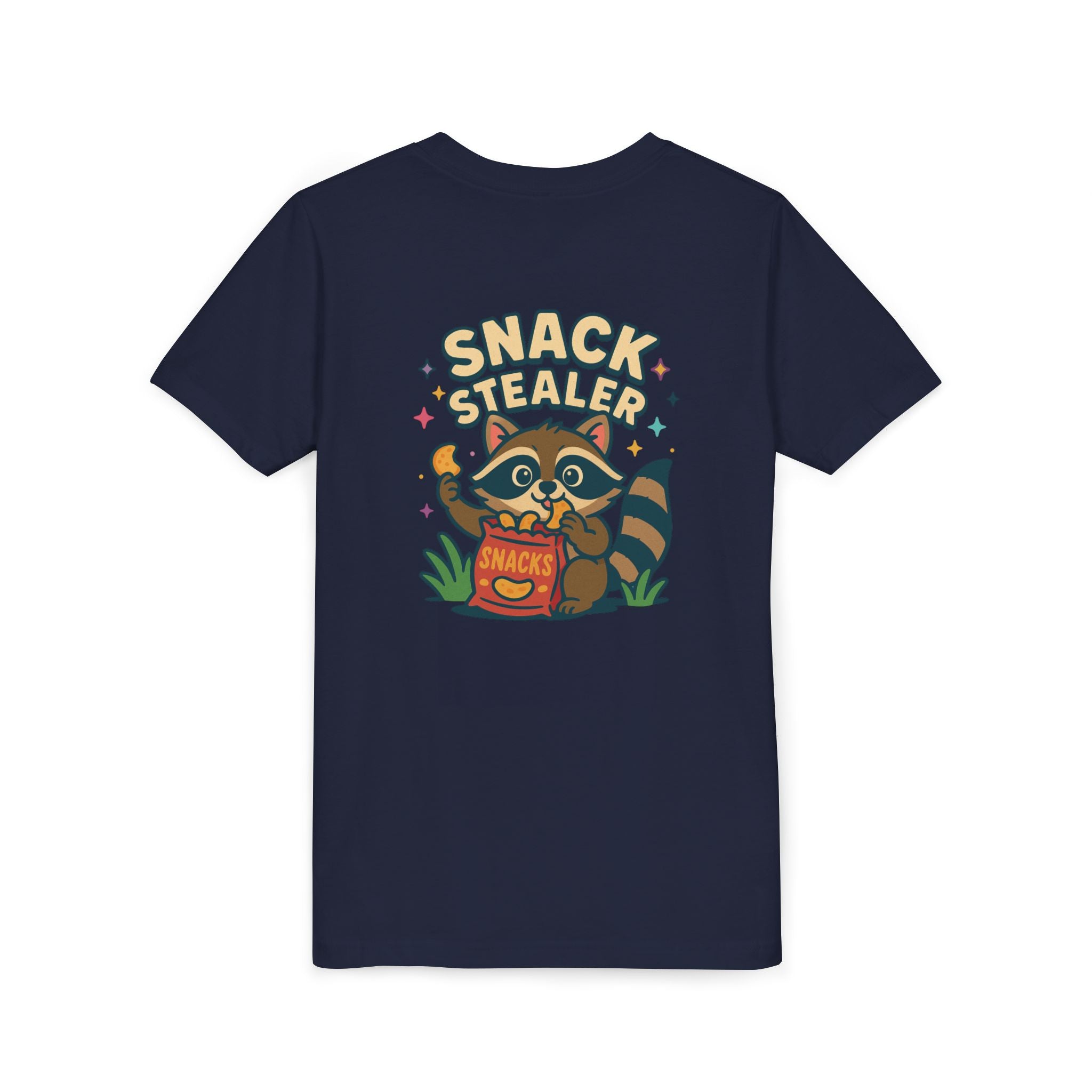 Raccoon Youth Tee featuring 'Snack Stealer' Raccoon Design