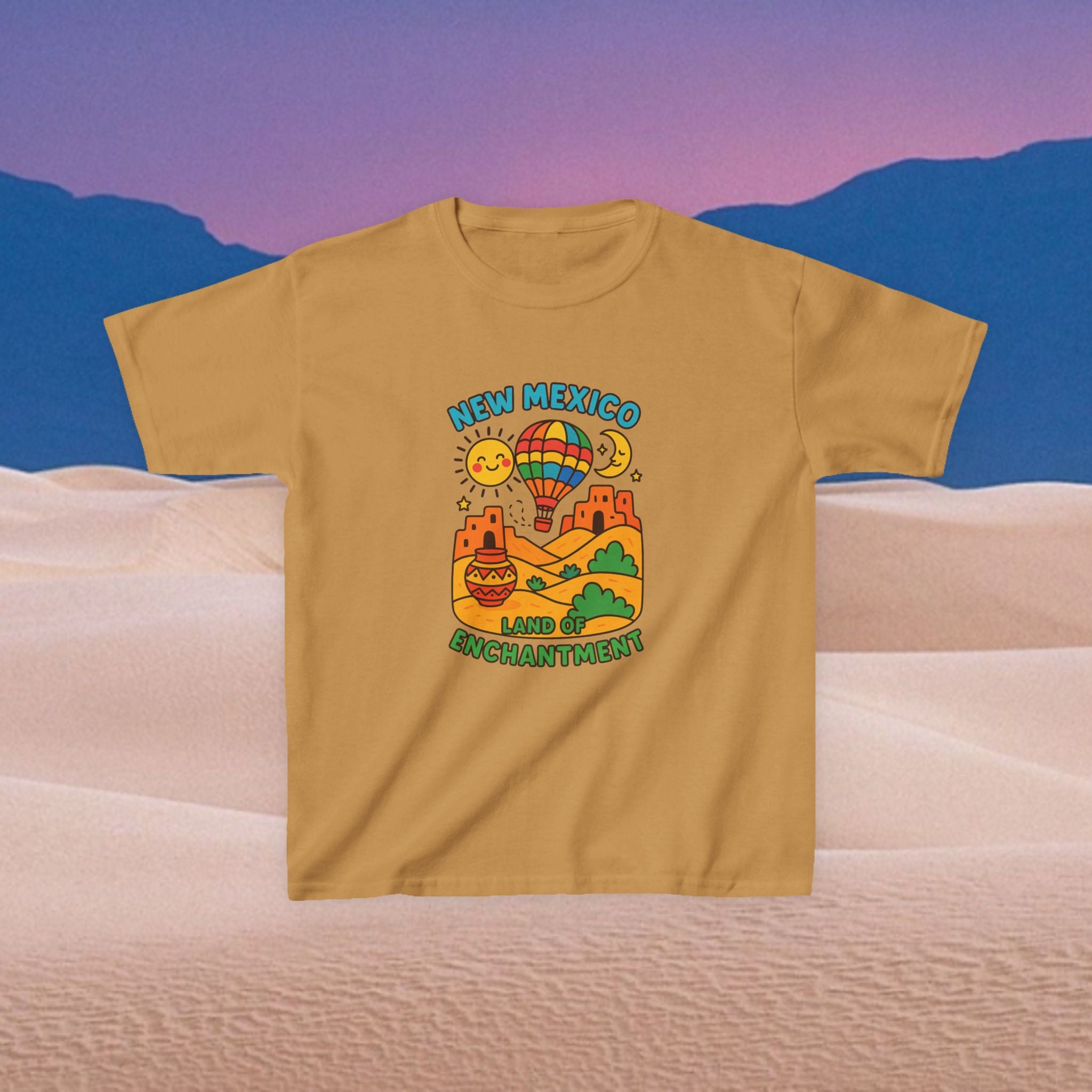 New Mexico Kids Tee, Fun Kids T-Shirt, Adventure Shirt for Children