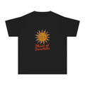Youth Midweight Tee with Sunshine Design, Cute Kids T-Shirt, Made of Sunshine Graphic Tee, Summer Vibes Apparel, Birthday Gift for Kids
