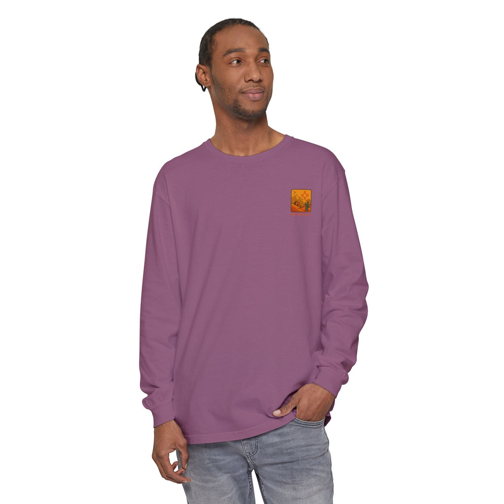 New Mexico Graphic Long Sleeve T-Shirt | Desert Vibes Tee, Unisex Apparel, Travel Souvenir, Gift for Nature Lovers, Southwest Style