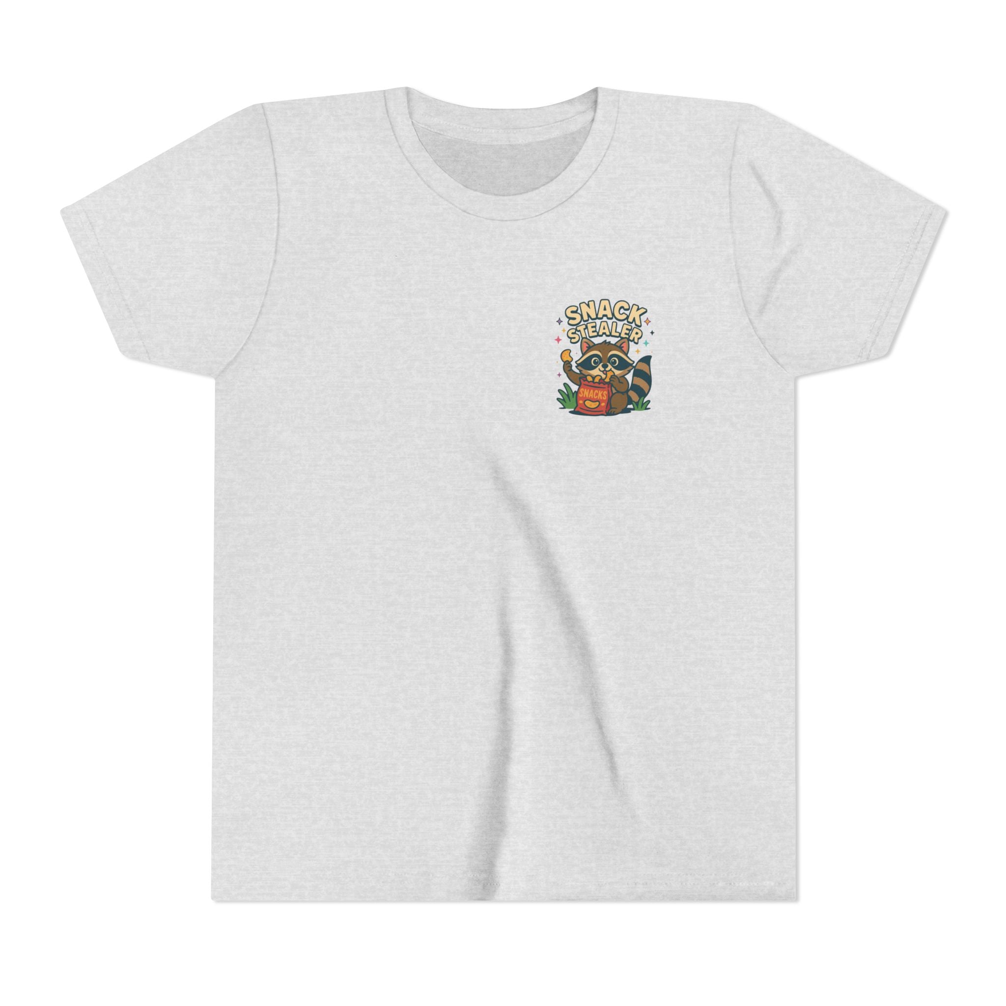 Raccoon Youth Tee featuring 'Snack Stealer' Raccoon Design