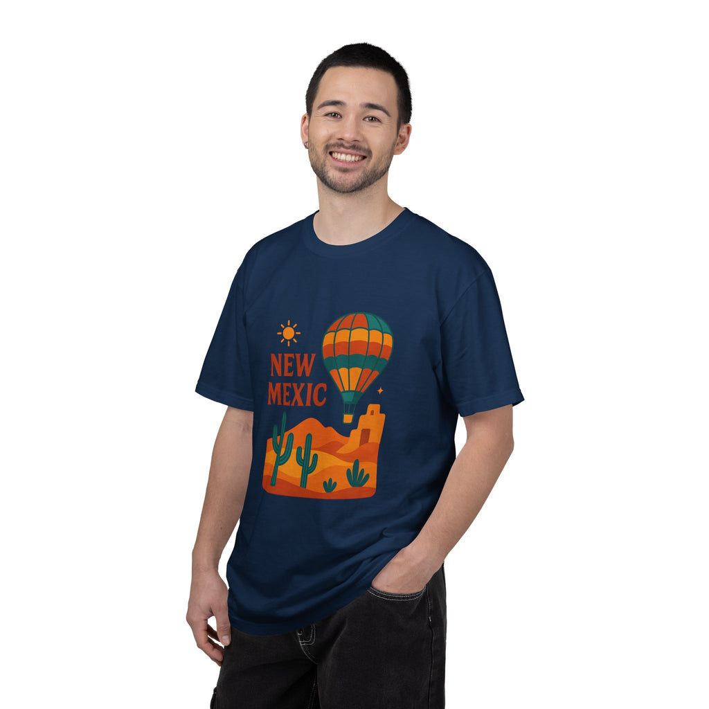 New Mexico Hot Air Balloon T-Shirt, Casual Tee, Travel Apparel, Gift for Adventurers, Summer Outfit, Vacation Shirt