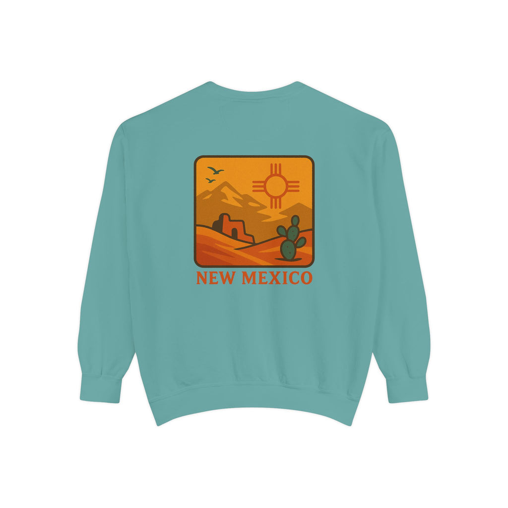Desert Dreamers Unisex Sweatshirt - New Mexico Vibes, Travel Gift, Cozy Apparel, Cactus Chic, Retro Southwest Style