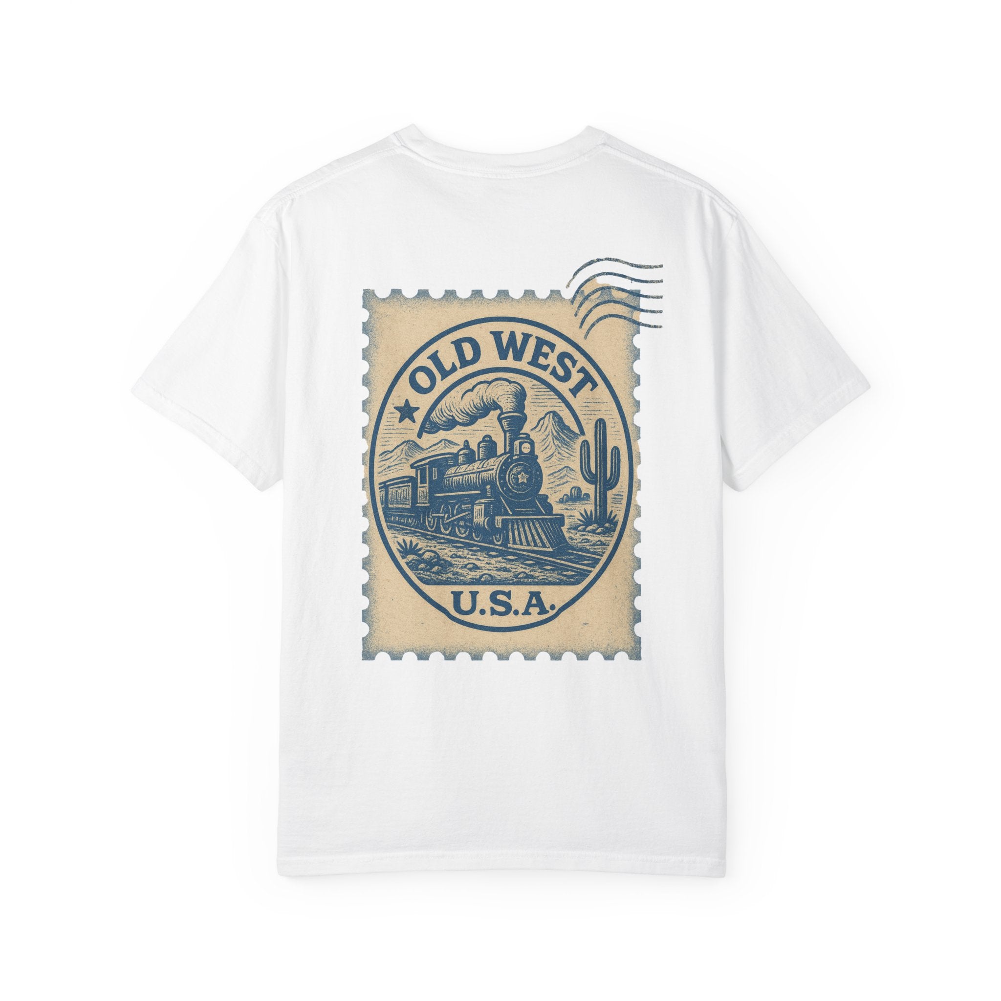 Vintage Old West Graphic Tee, Unisex Retro T-Shirt, Train Lover Gift, Western Style Shirt, Travel Themed Apparel, Adventure Wear