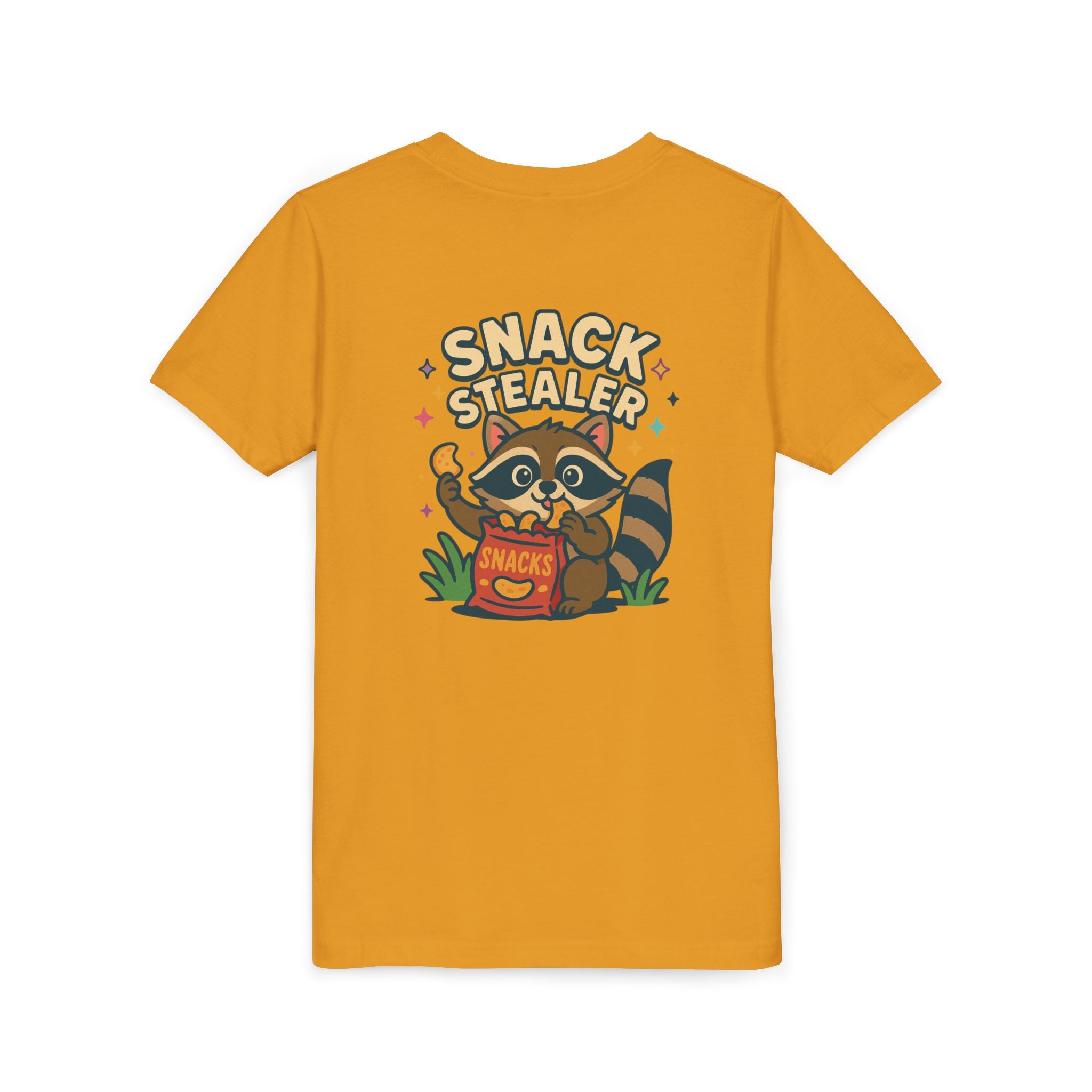 Raccoon Youth Tee featuring 'Snack Stealer' Raccoon Design