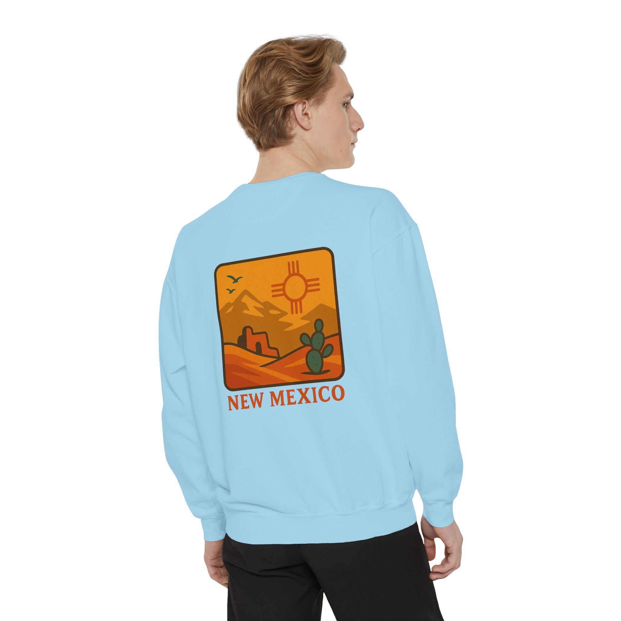 Desert Dreamers Unisex Sweatshirt - New Mexico Vibes, Travel Gift, Cozy Apparel, Cactus Chic, Retro Southwest Style
