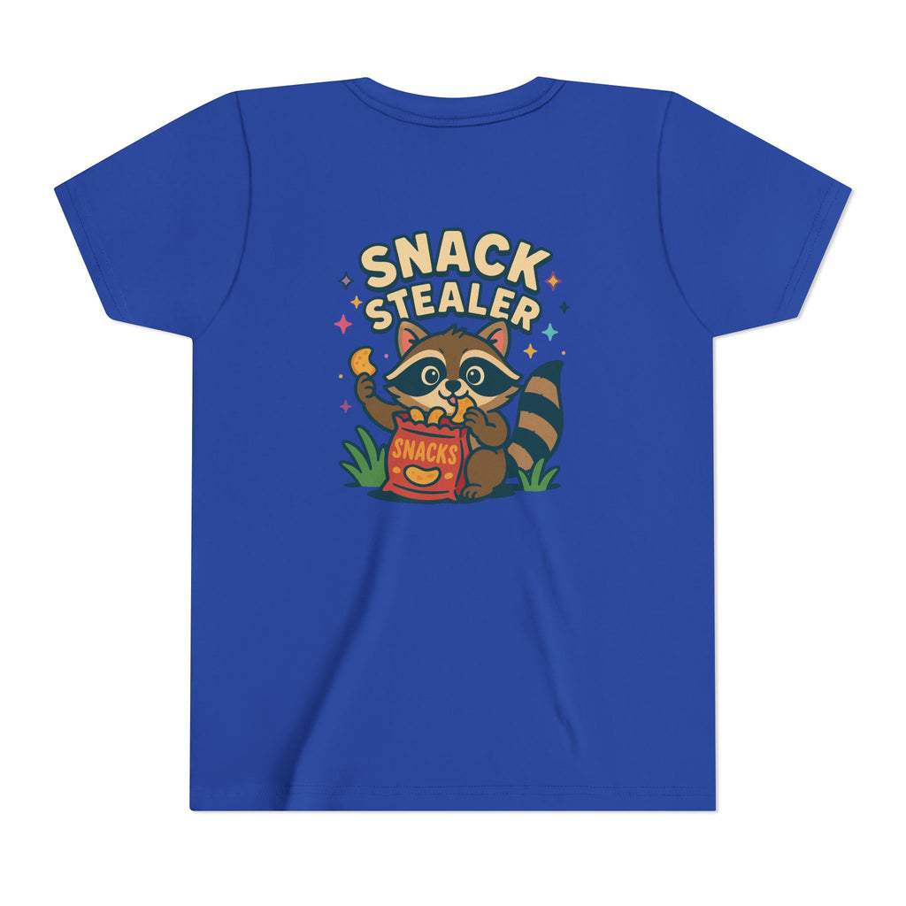 Raccoon Youth Tee featuring 'Snack Stealer' Raccoon Design