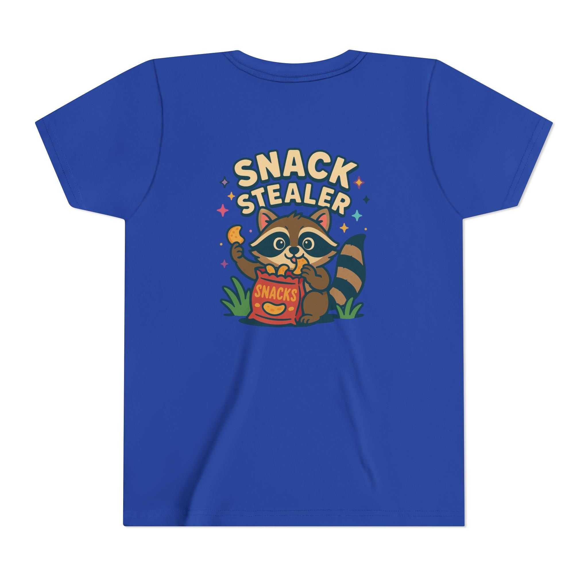 Raccoon Youth Tee featuring 'Snack Stealer' Raccoon Design